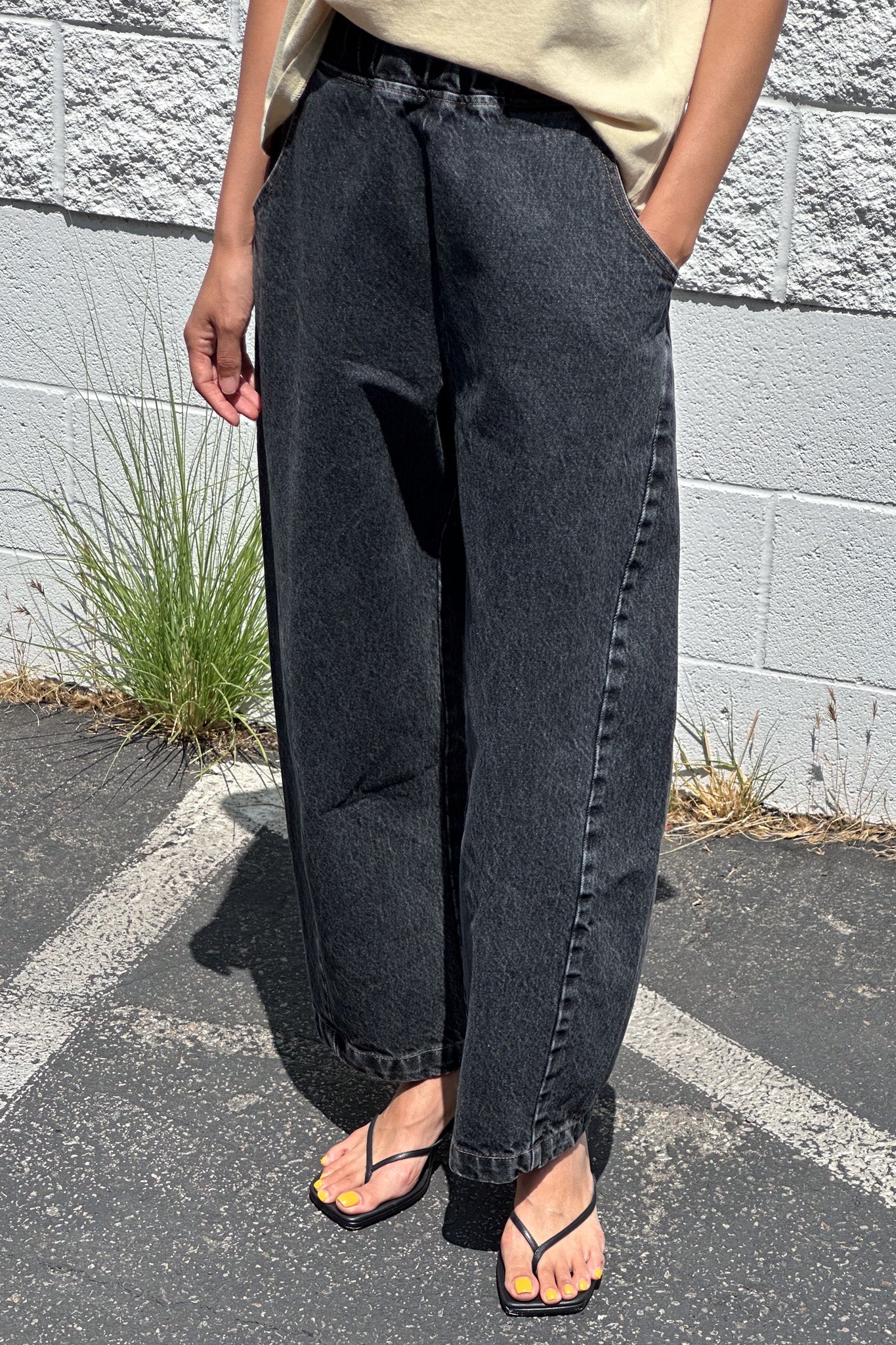 Arc Pants - Black Denim