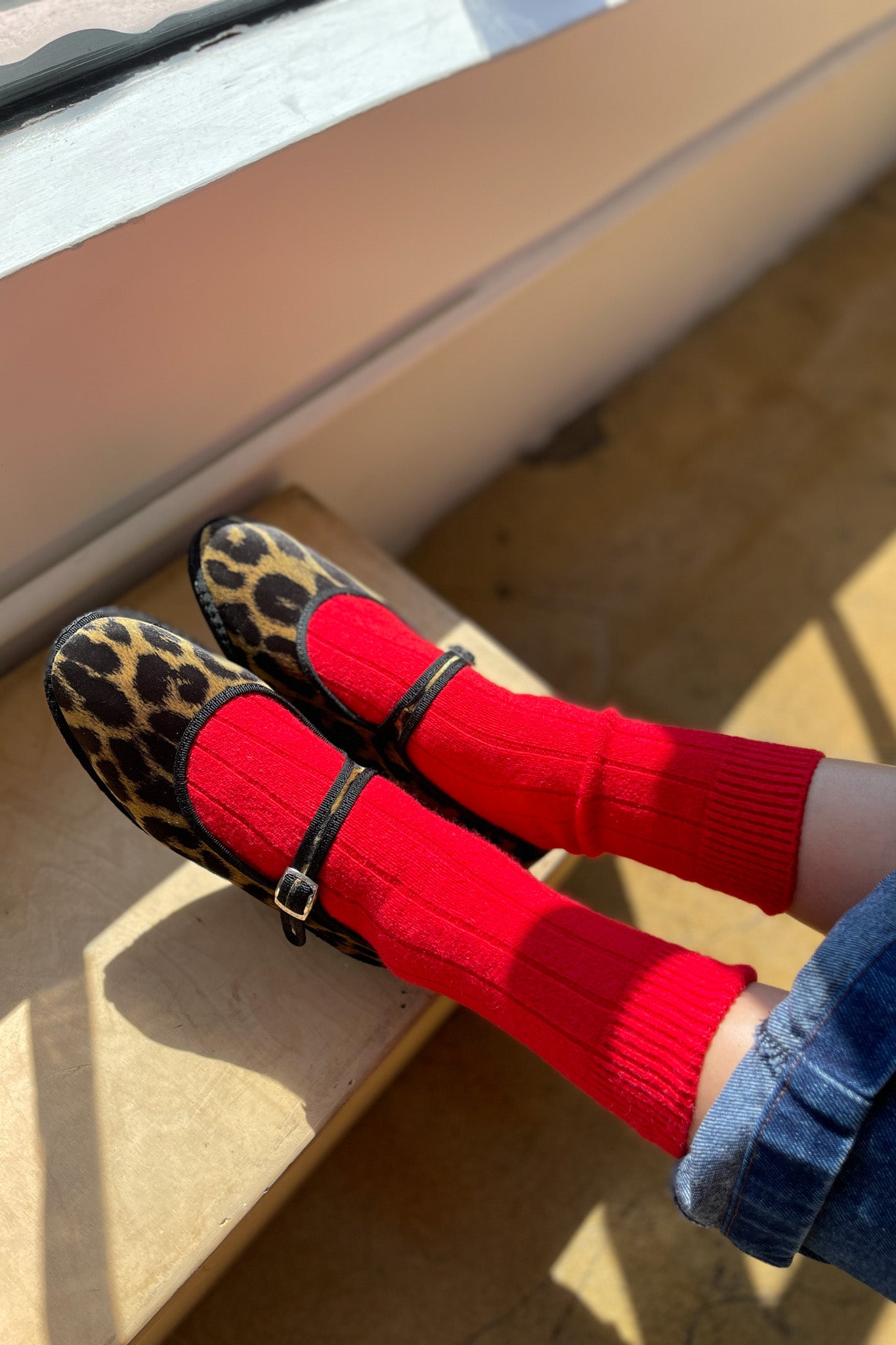 Classic Cashmere Socks - Red