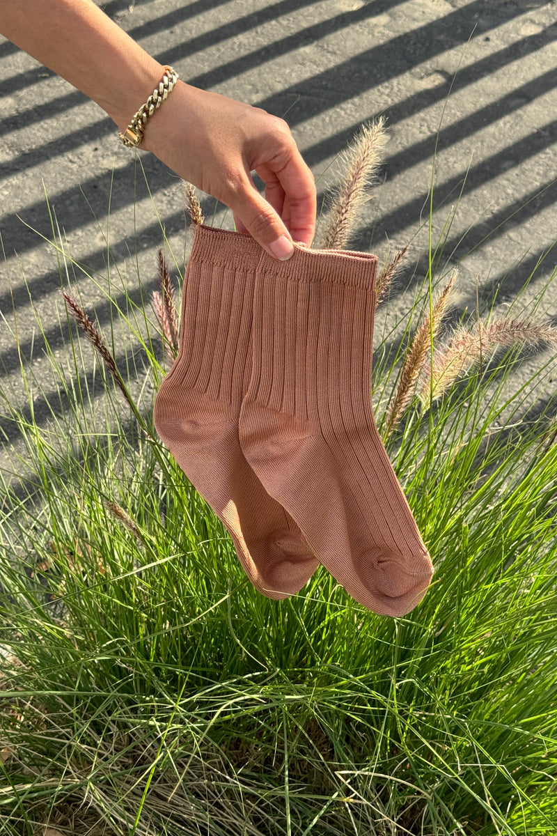 Her Socks (algodón MC) - Melocotón desnudo 