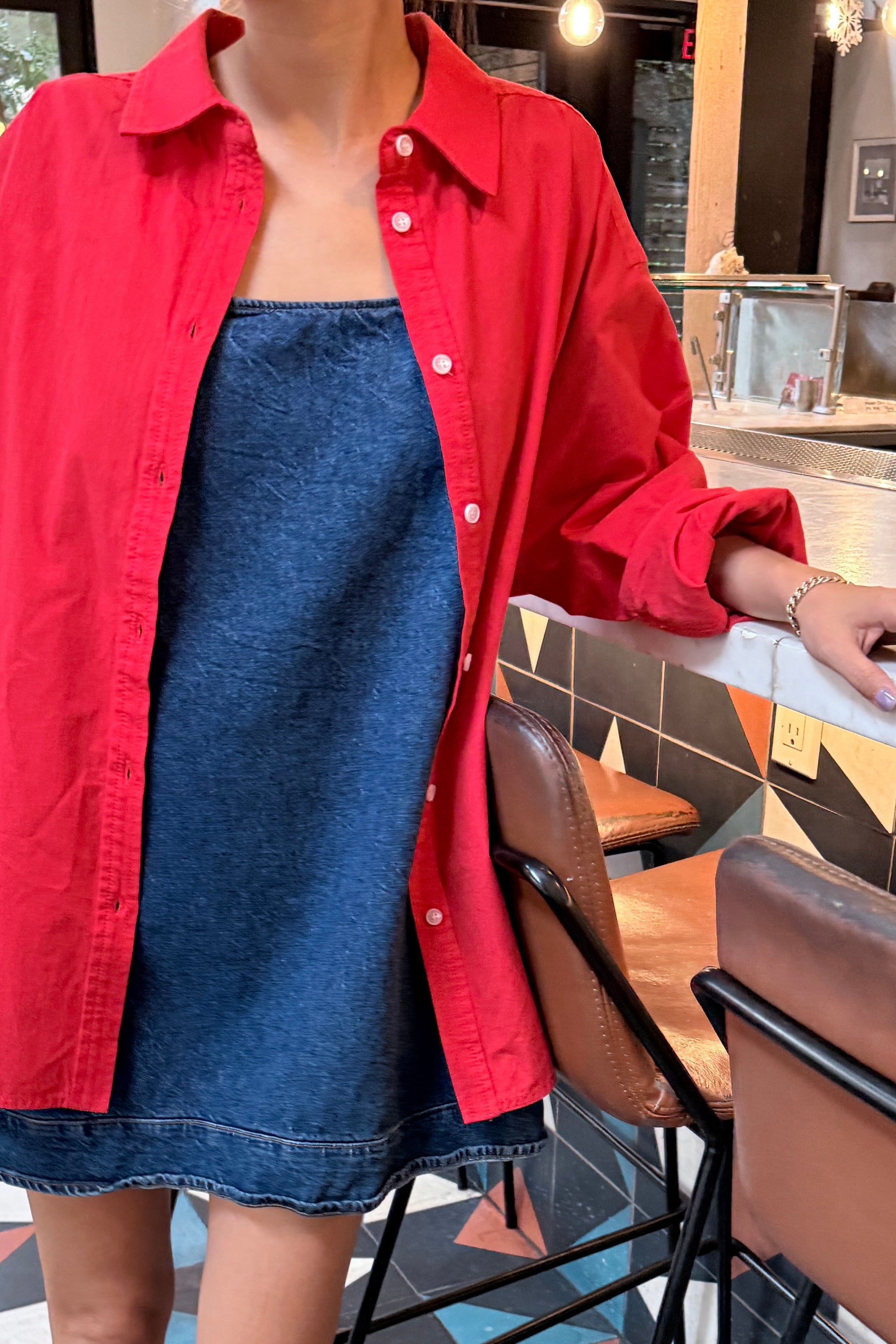 Light Weight Owen Shirt - Red