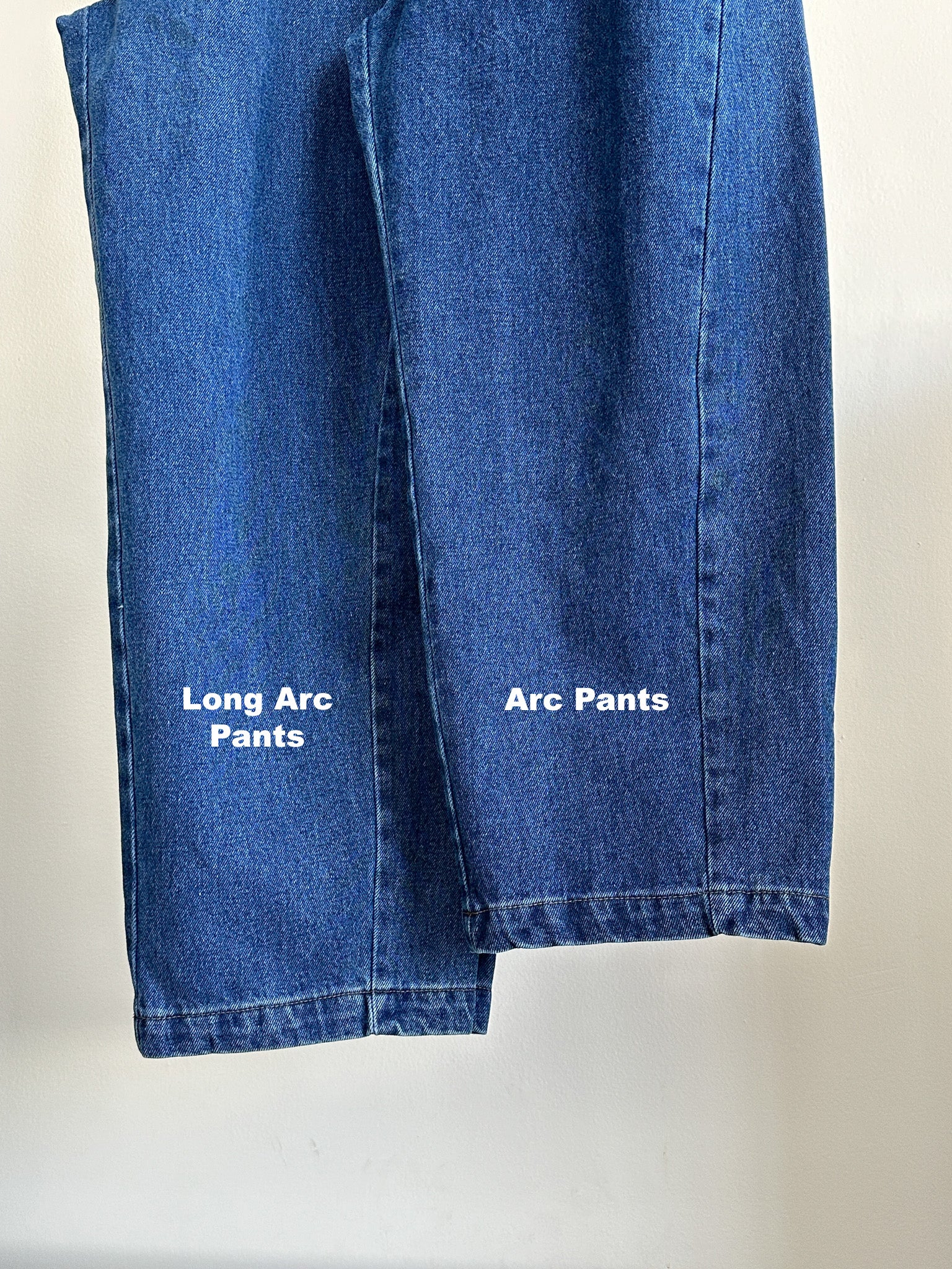 Long Arc Pants - Blue Denim