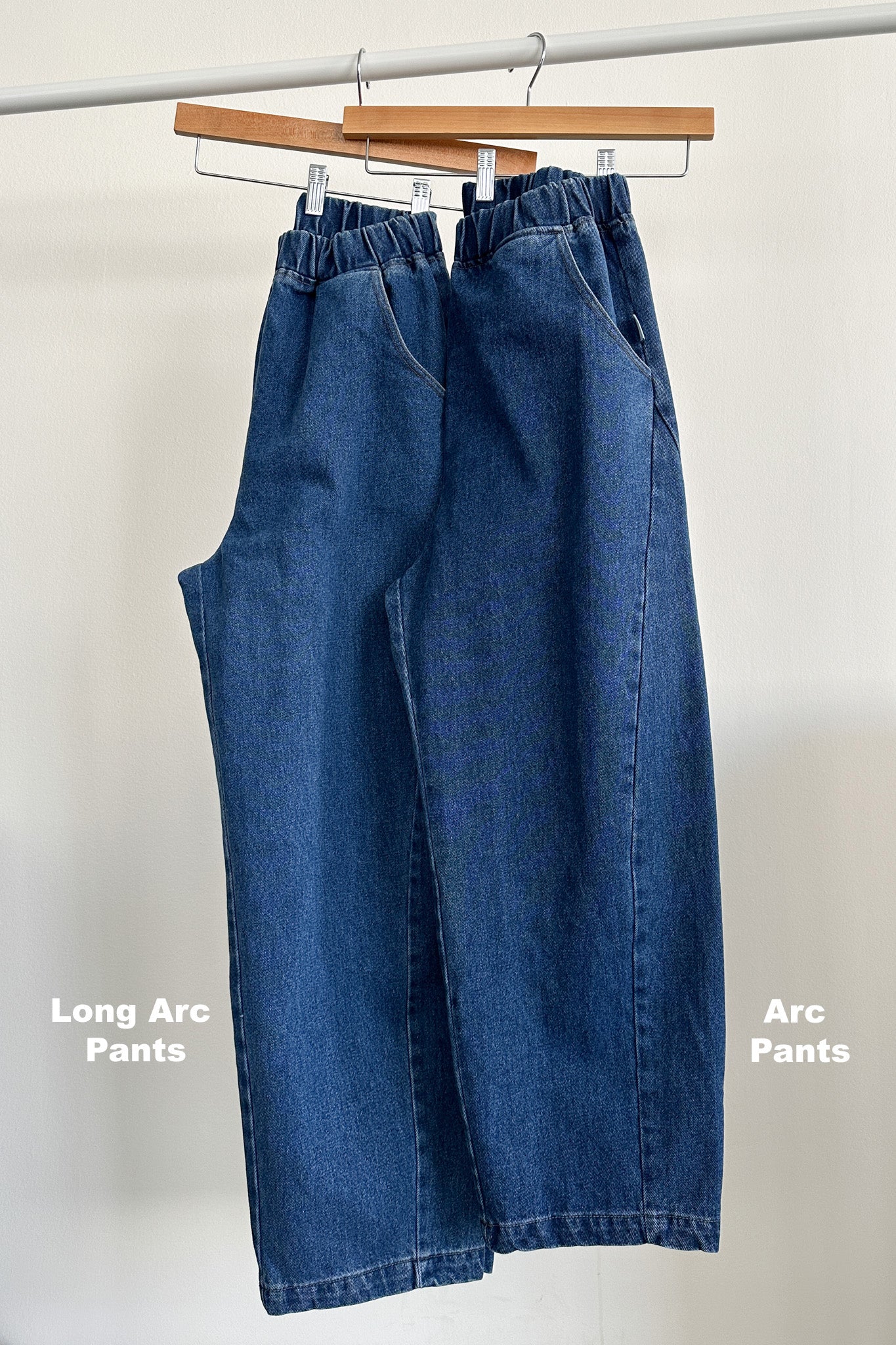 Long Arc Pants - Blue Denim