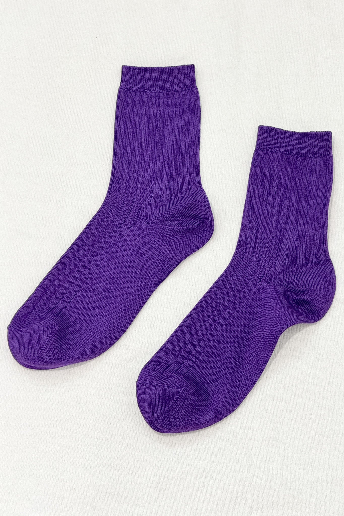 Ses Chaussettes (MC coton) - Aubergine