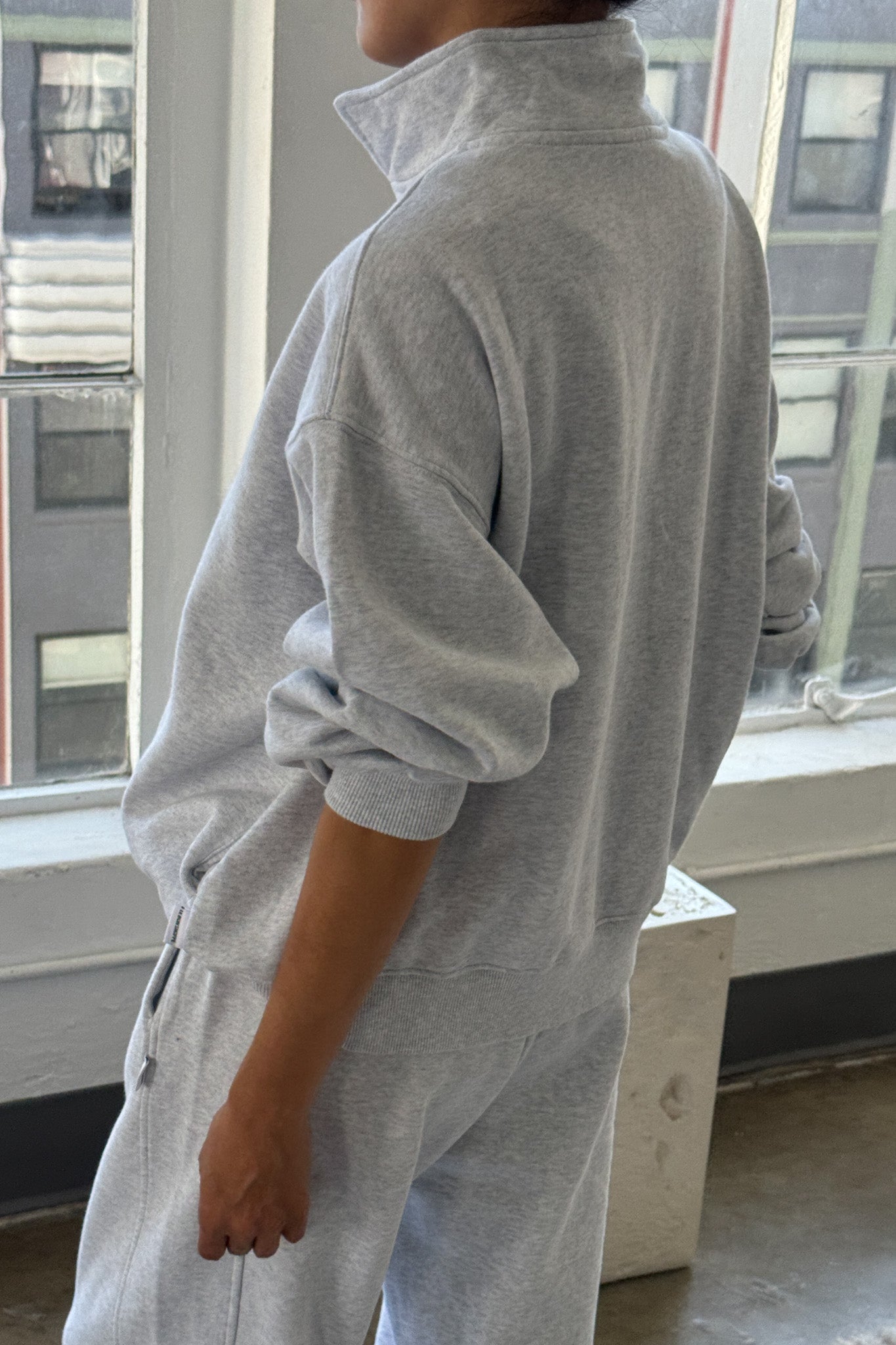 French Terry Noah Top - Icy Grey