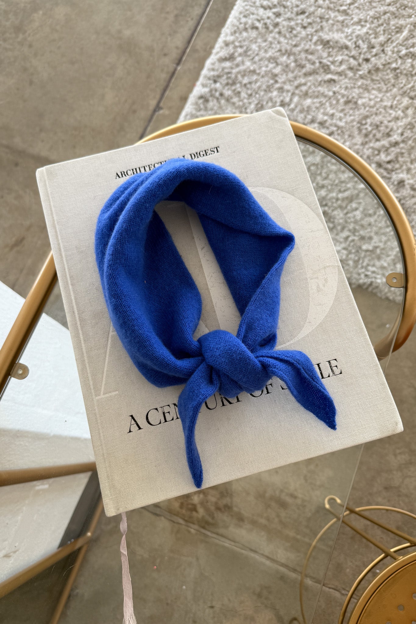 Cashmere Bandana - Blue