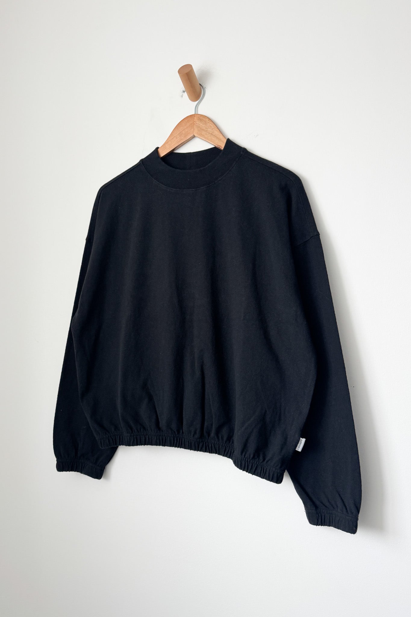 Daisy Long Sleeve Top - Black