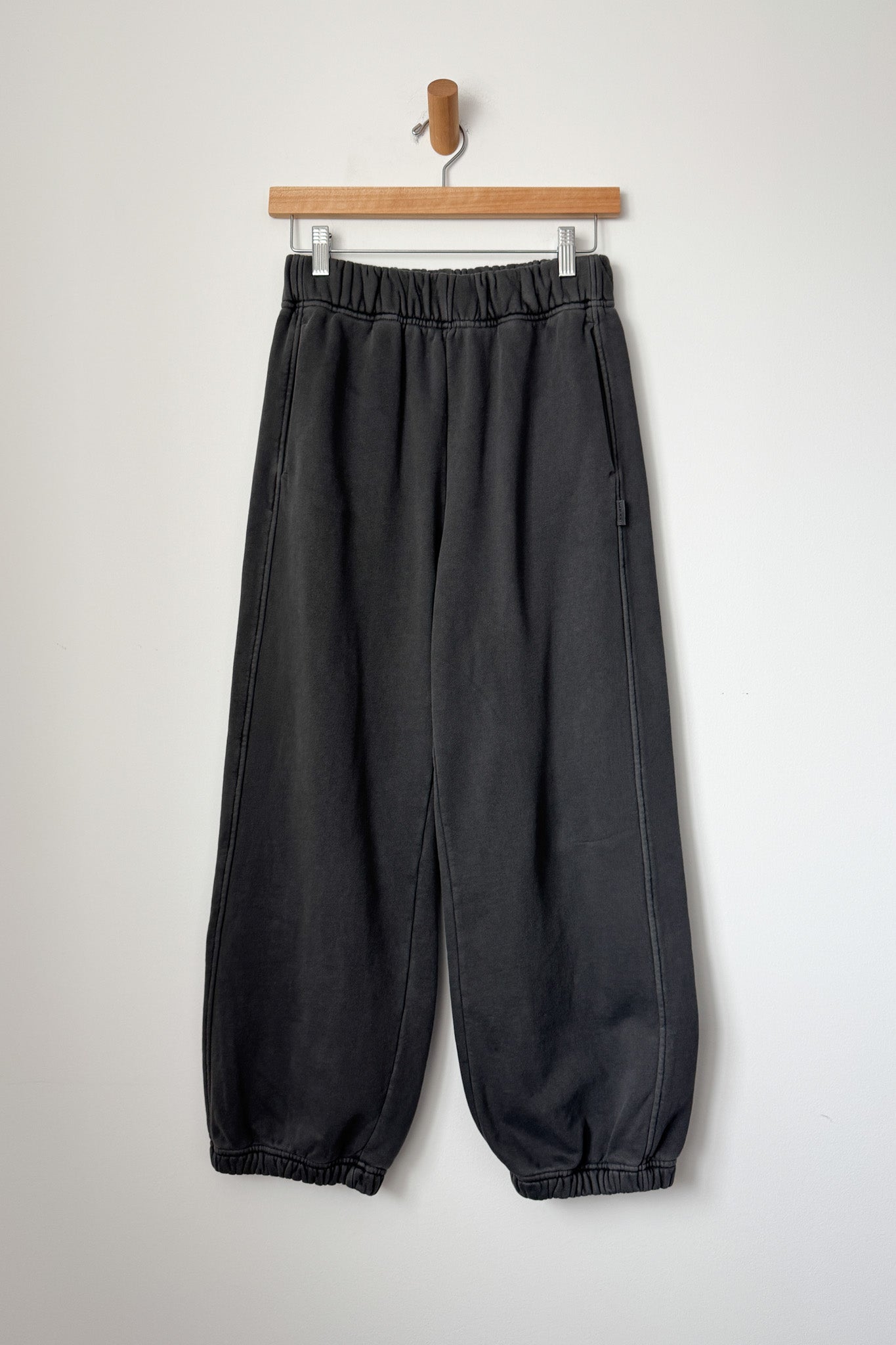 French Terry Balloon Pants - Coal