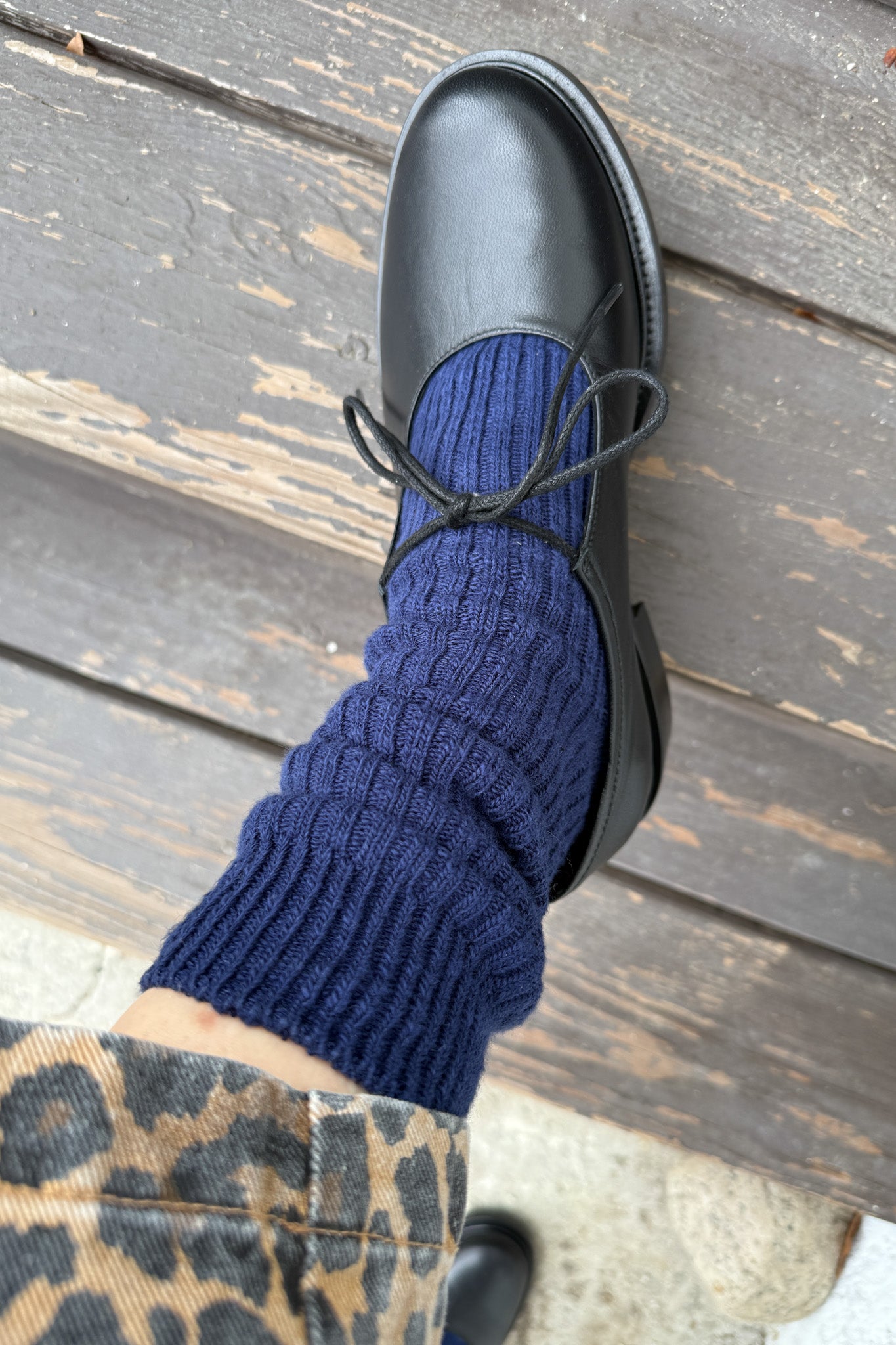 Cottage Socks - Navy