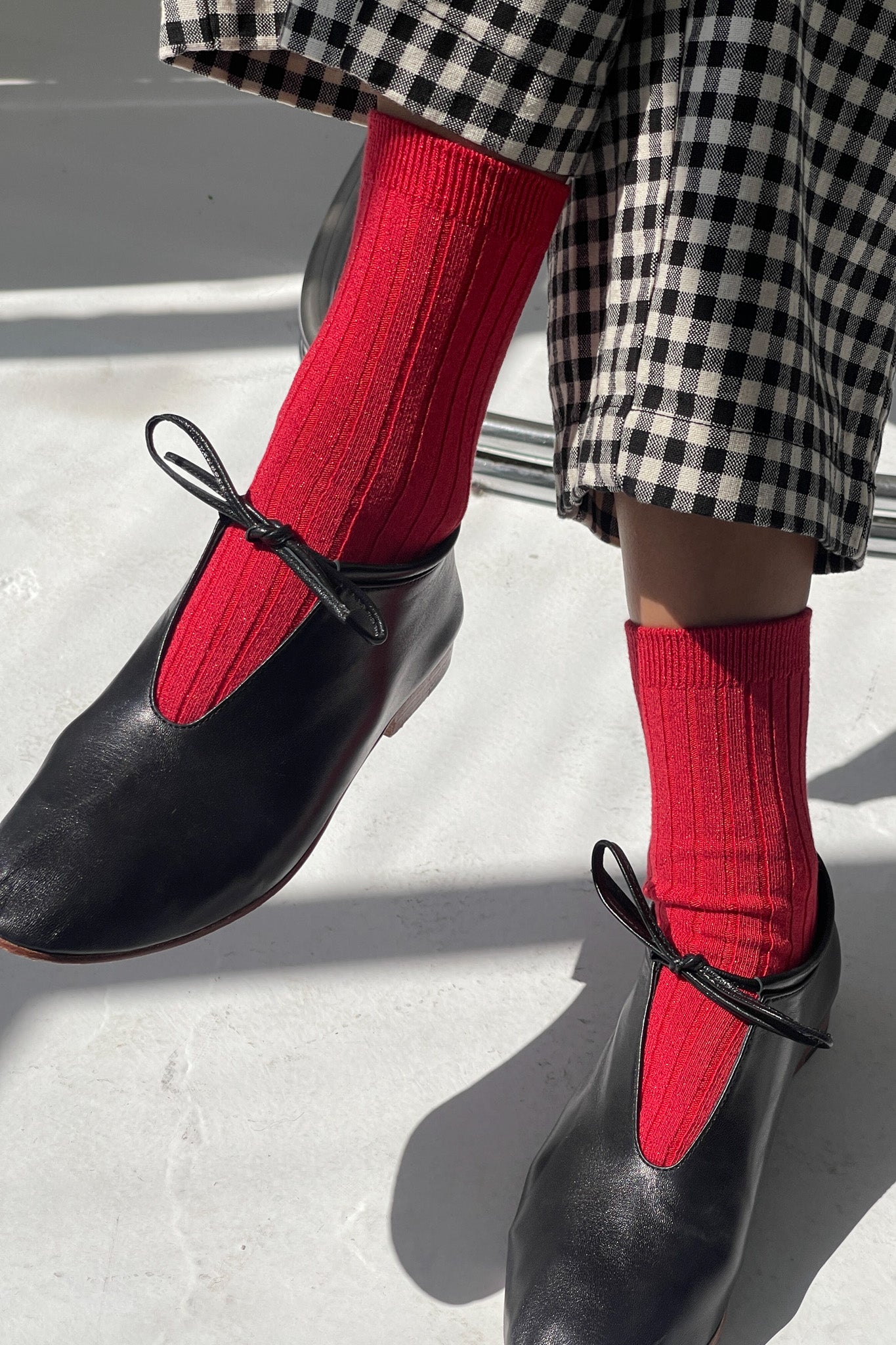Her Socks (Glitter) - Ruby Glitter