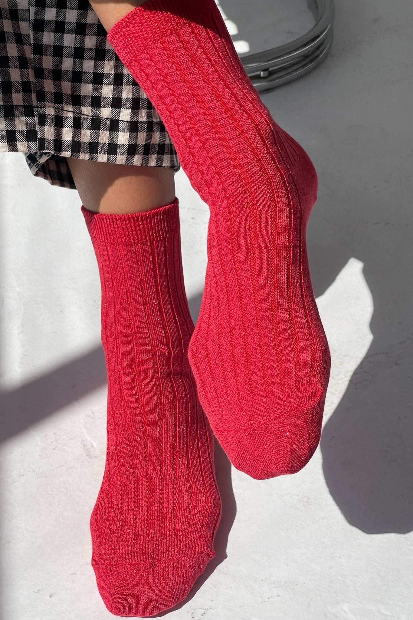 Her Socks- Modal Lurex