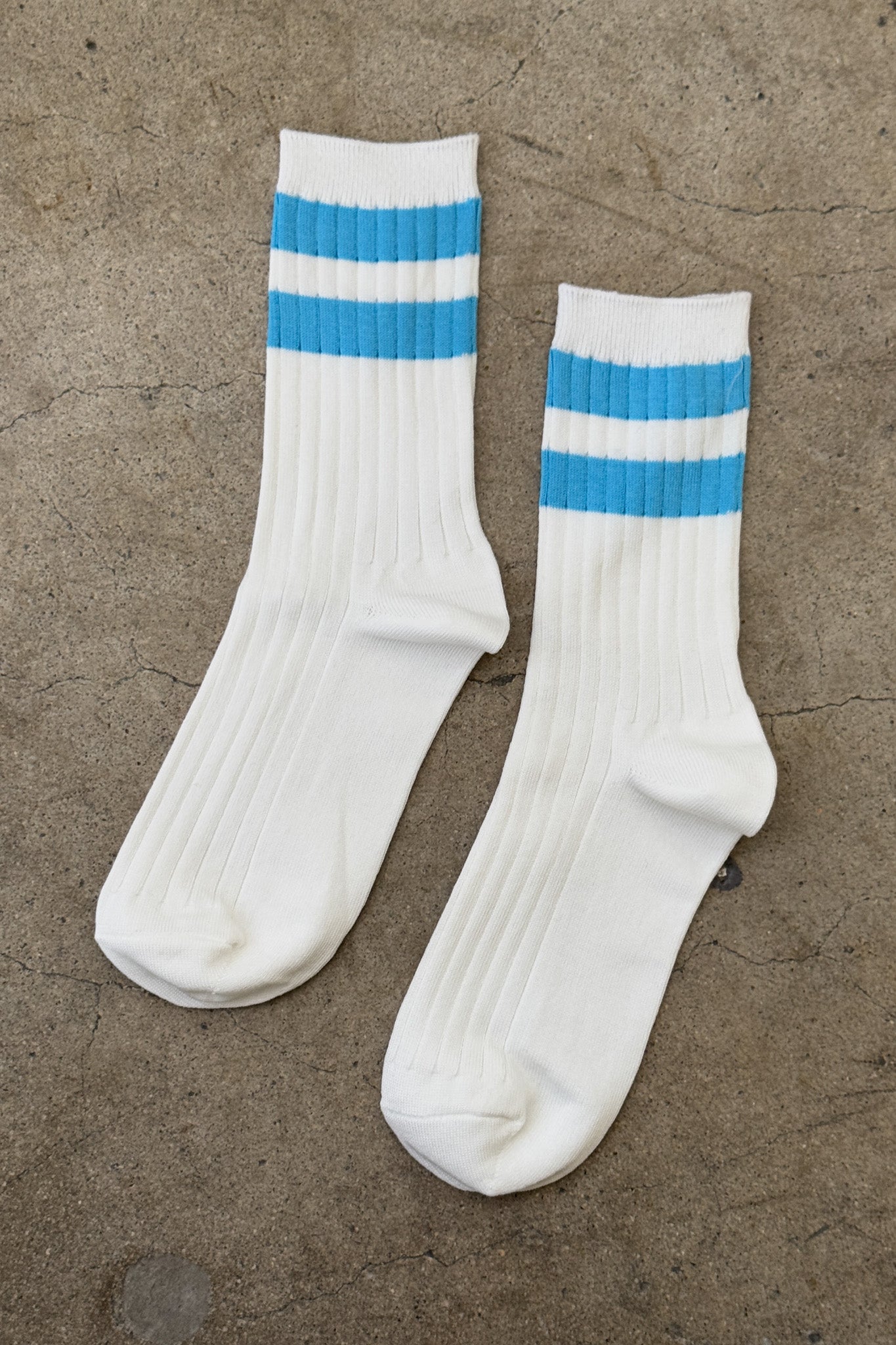 Her Varsity Socks - Blue Stripe