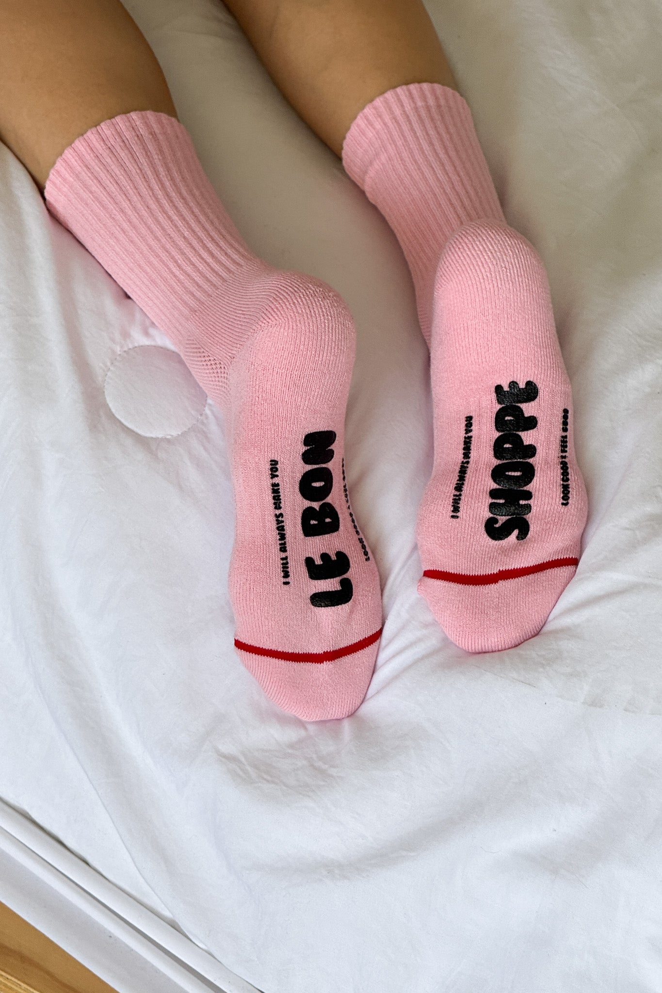 Hugger Socks - PINK/ BLACK