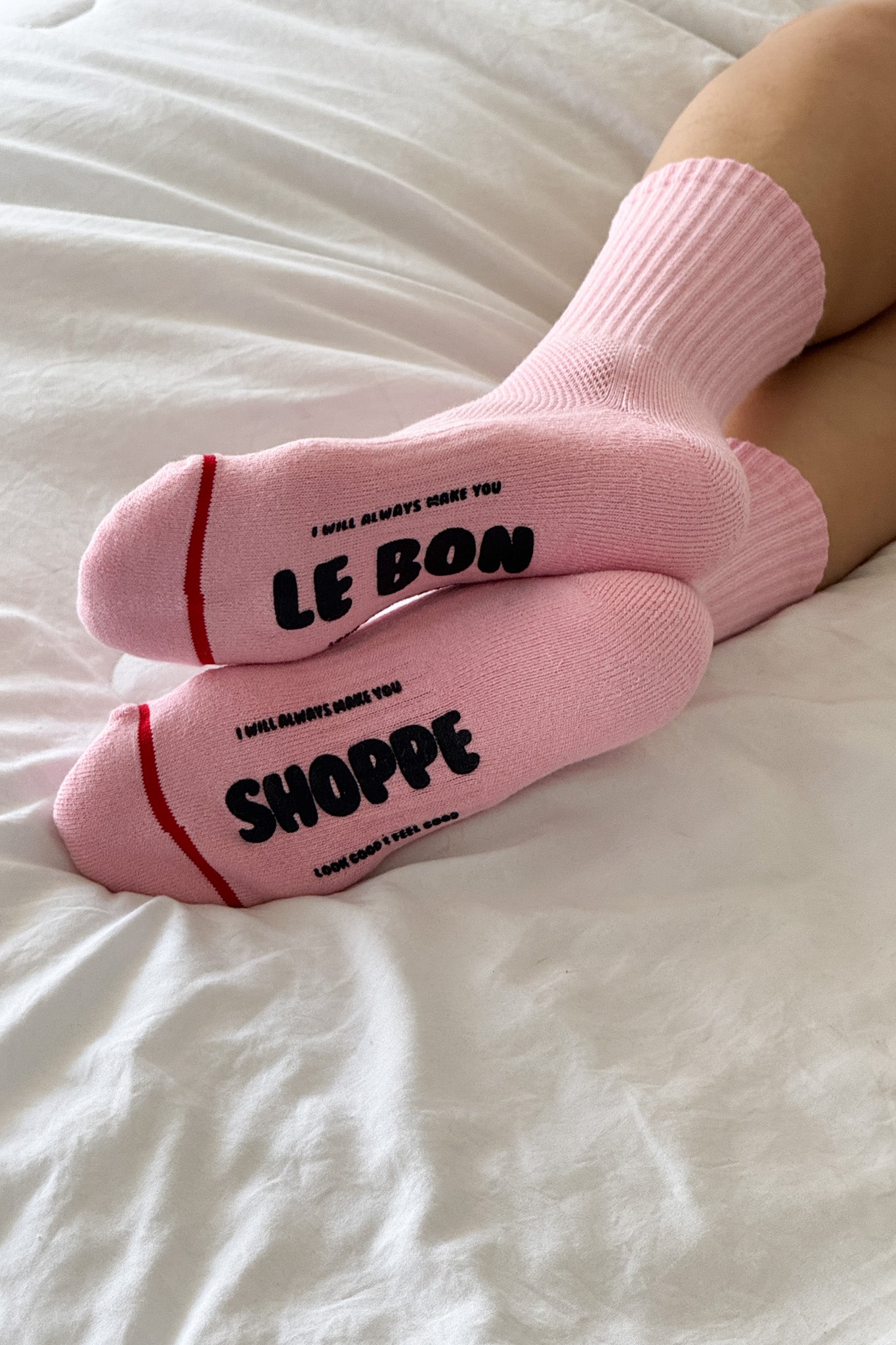 Hugger Socks - PINK/ BLACK