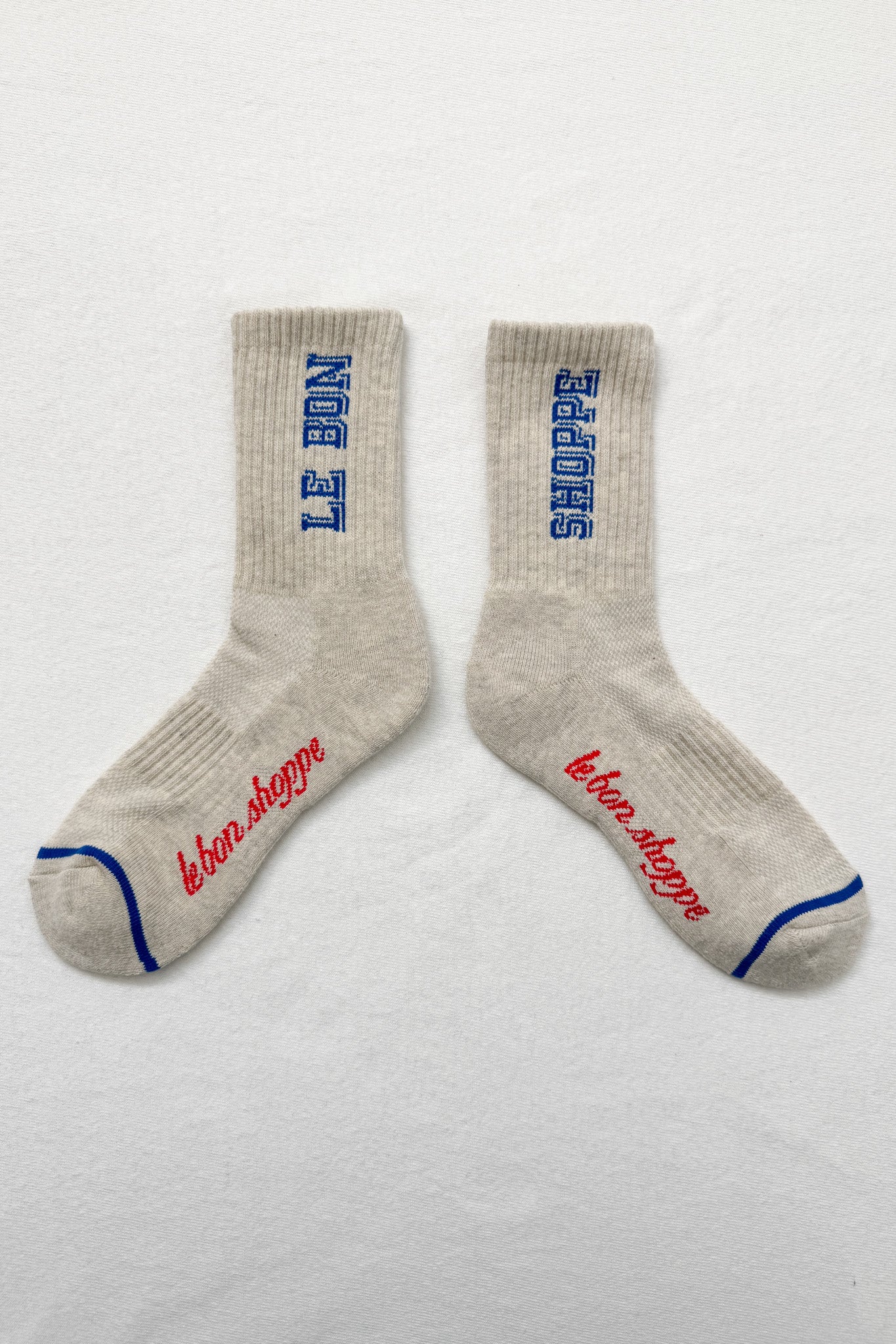 Preppy Socks - Ice/Blue