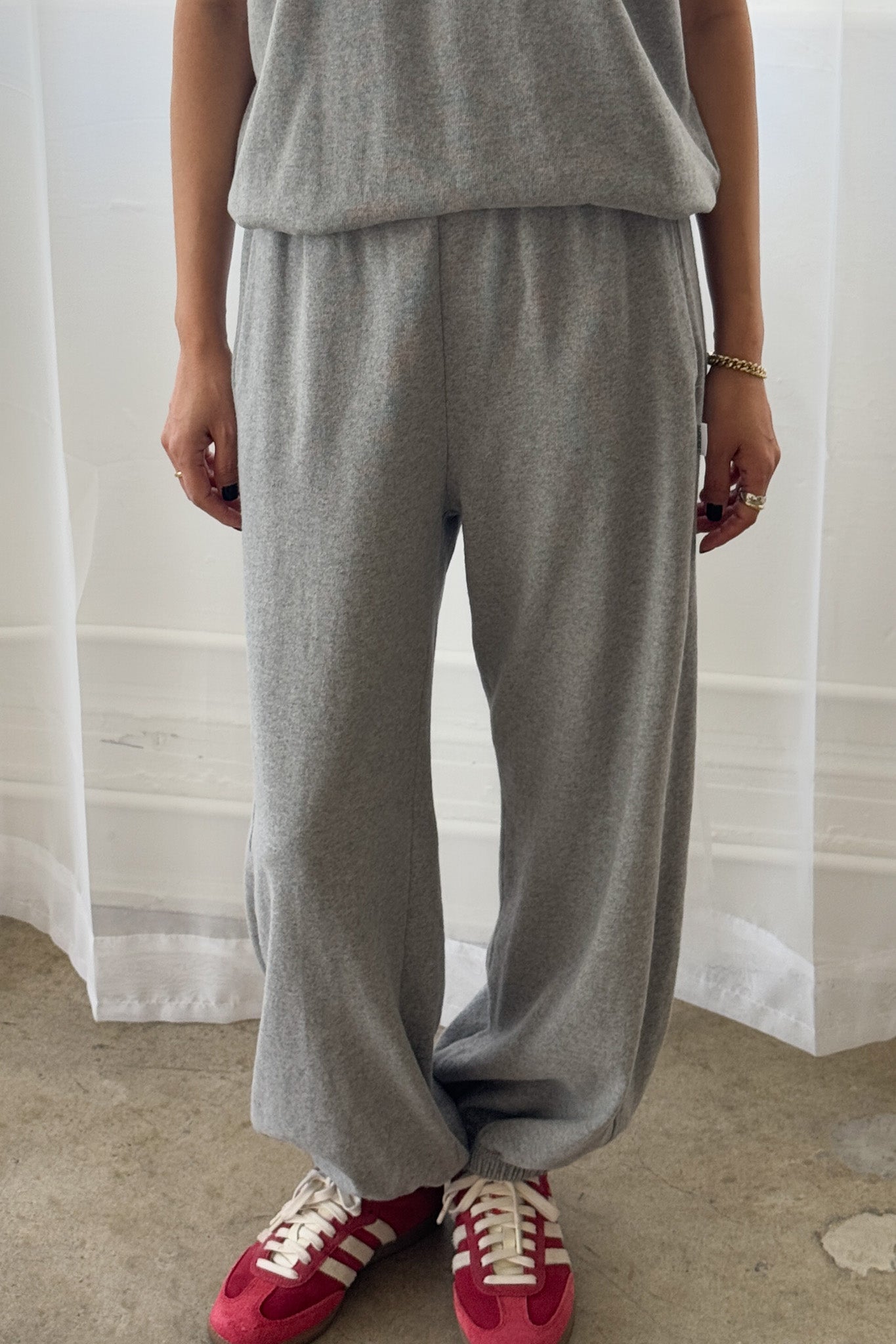 Balloon Pants - Ht. Grey