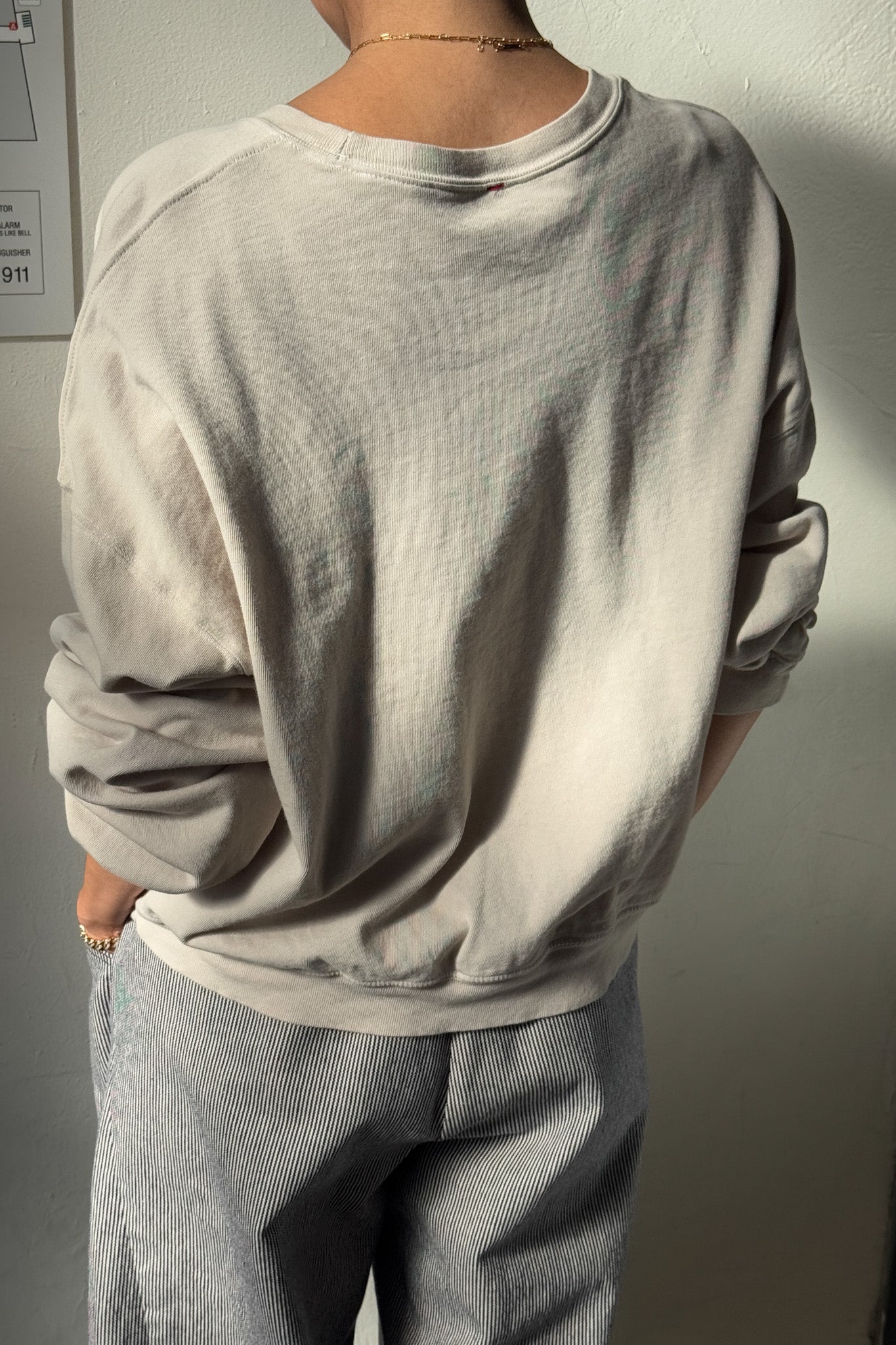 Cali Jersey Sweatshirt in Rice Cali Jersey Sweatshirt in Rice