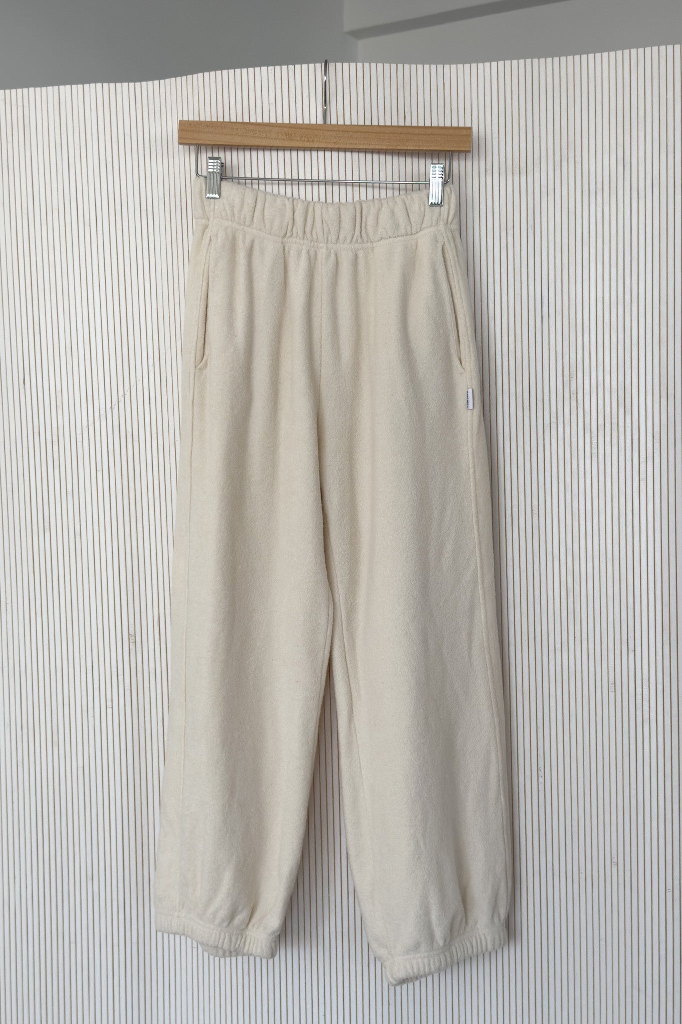 Cotton Terry Balloon Pants - Naturel