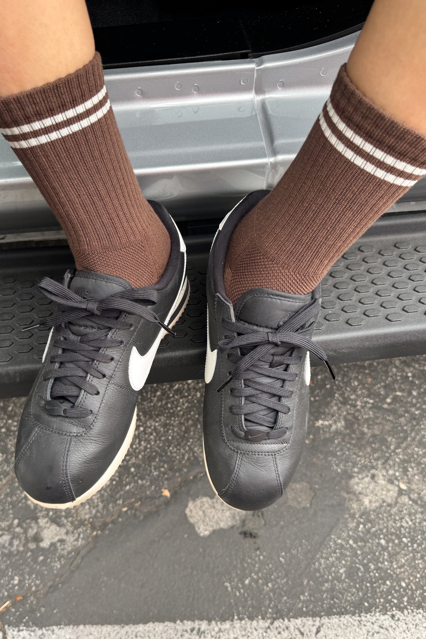 Boyfriend Socks - Wood
