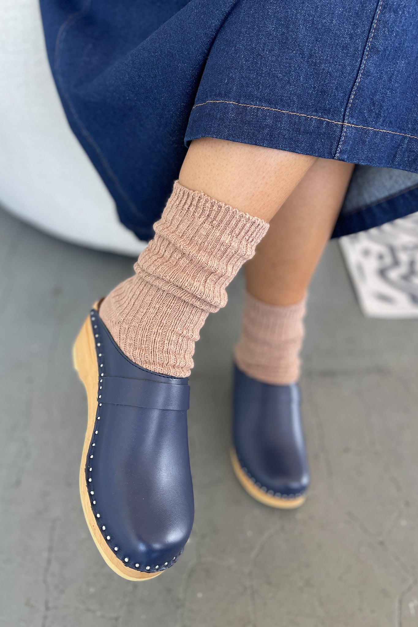 Cottage Socks - Peachy Keen