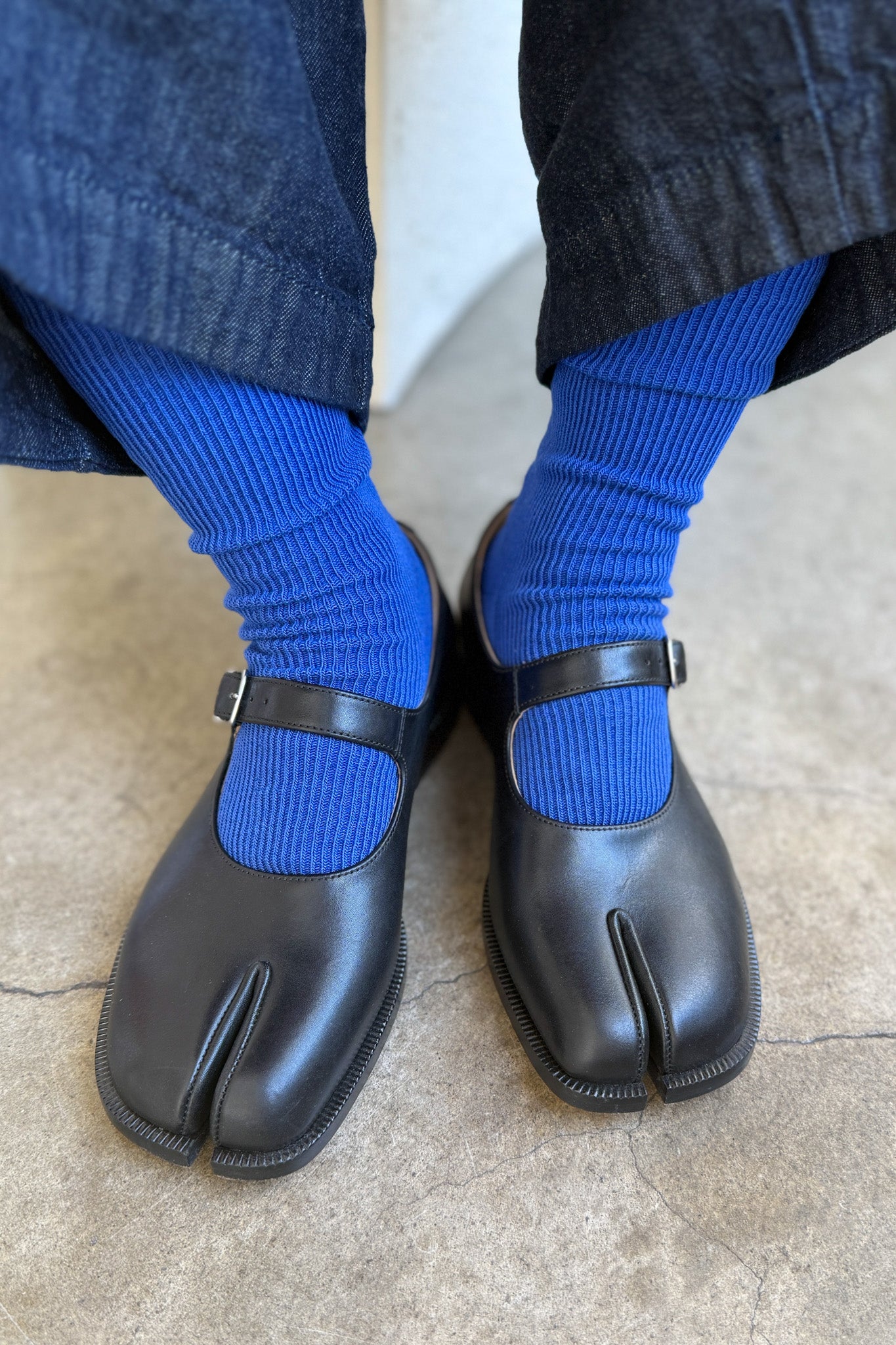Crisp Step Socks- BLUE