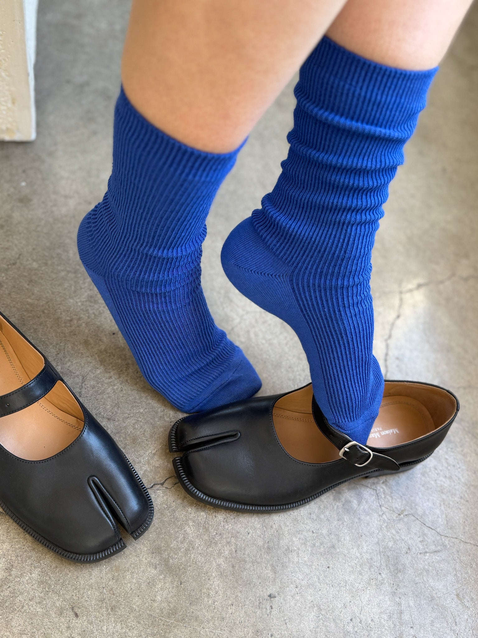 Crisp Step Socks- BLUE