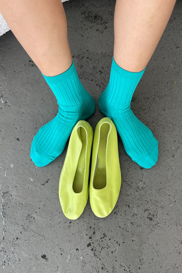 Her Socks (MC cotton) - Turquoise