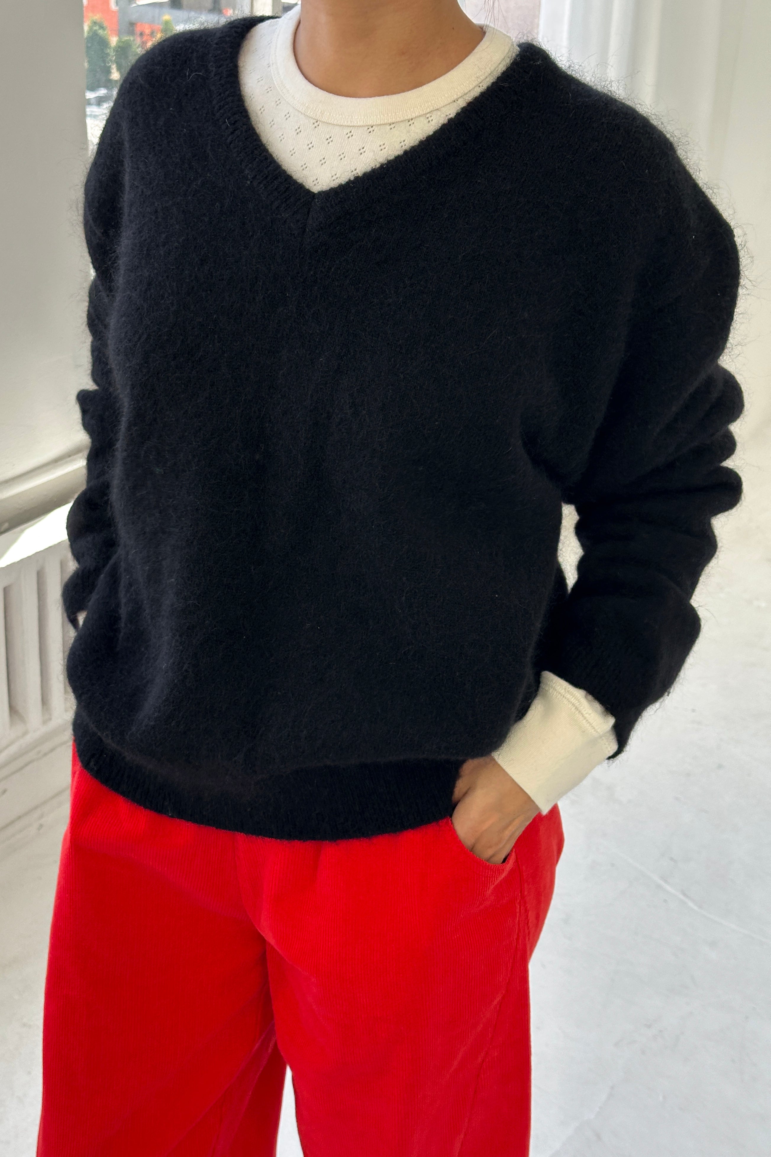 James Mohair Sweater - Black