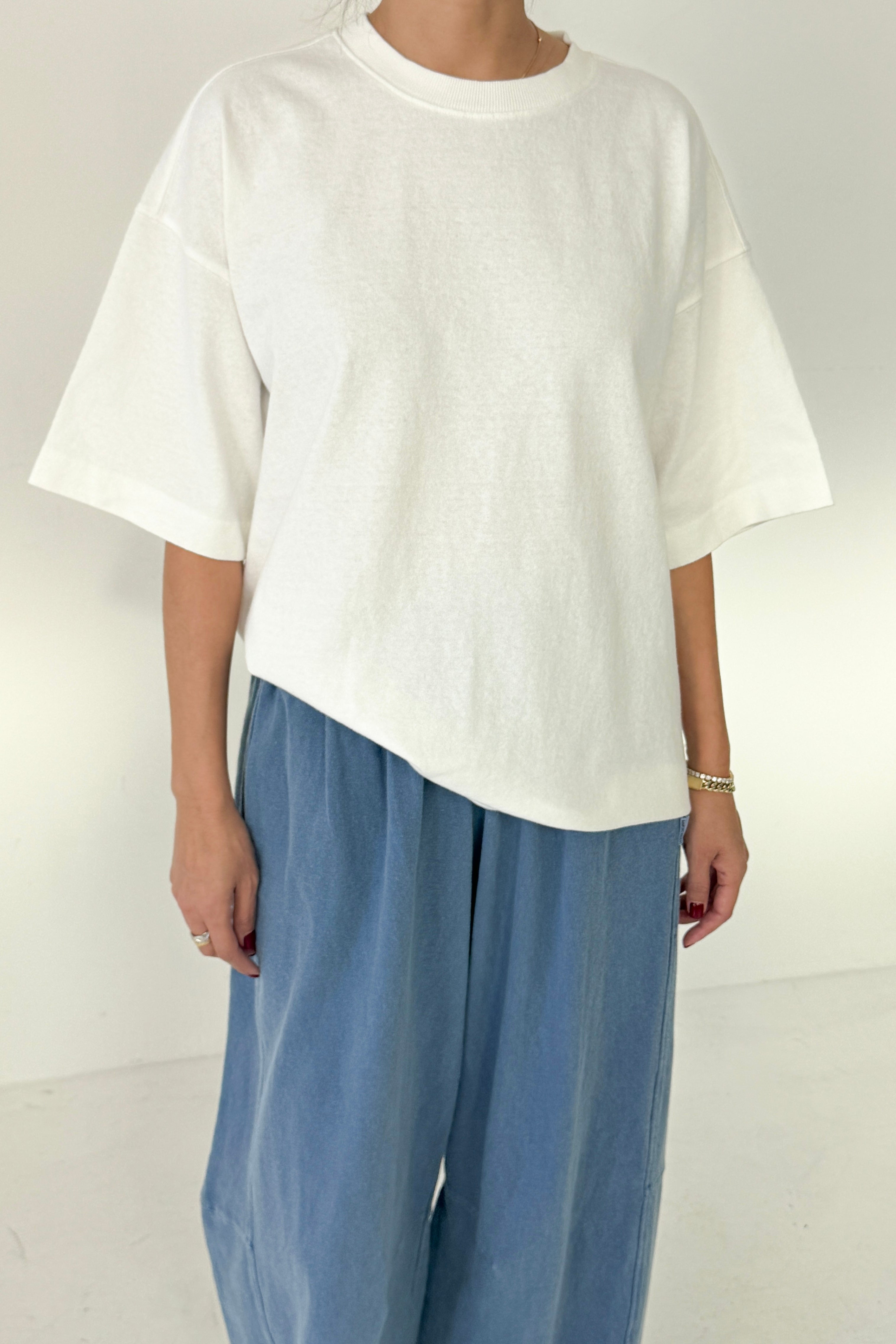 Jayden Tee - White Cotton