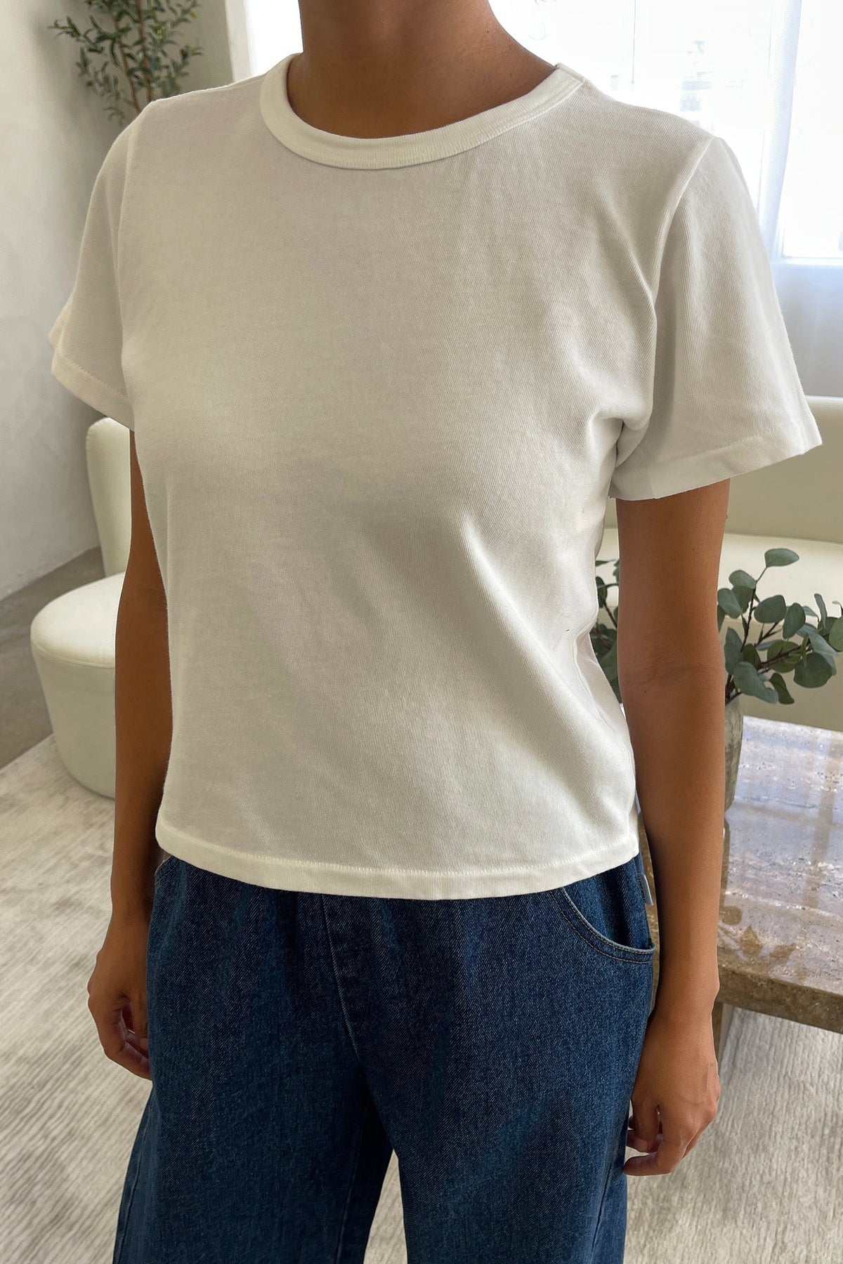 Vintage White Little Boy Tee