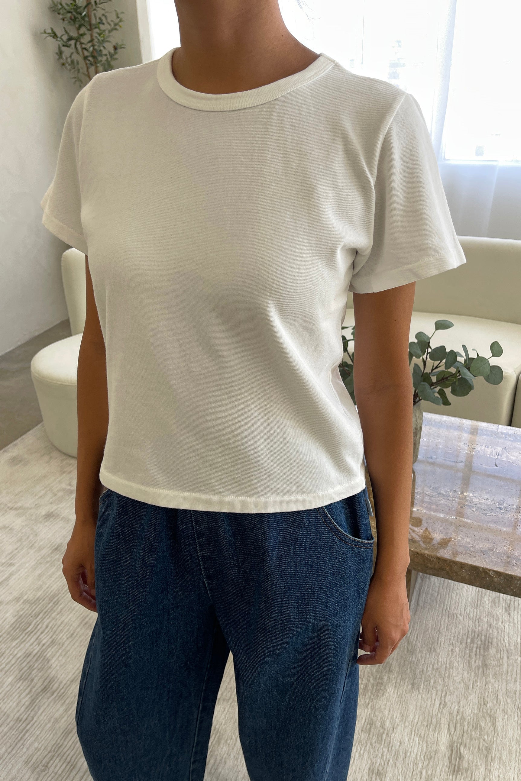 The Little Boy Tee - Vintage White