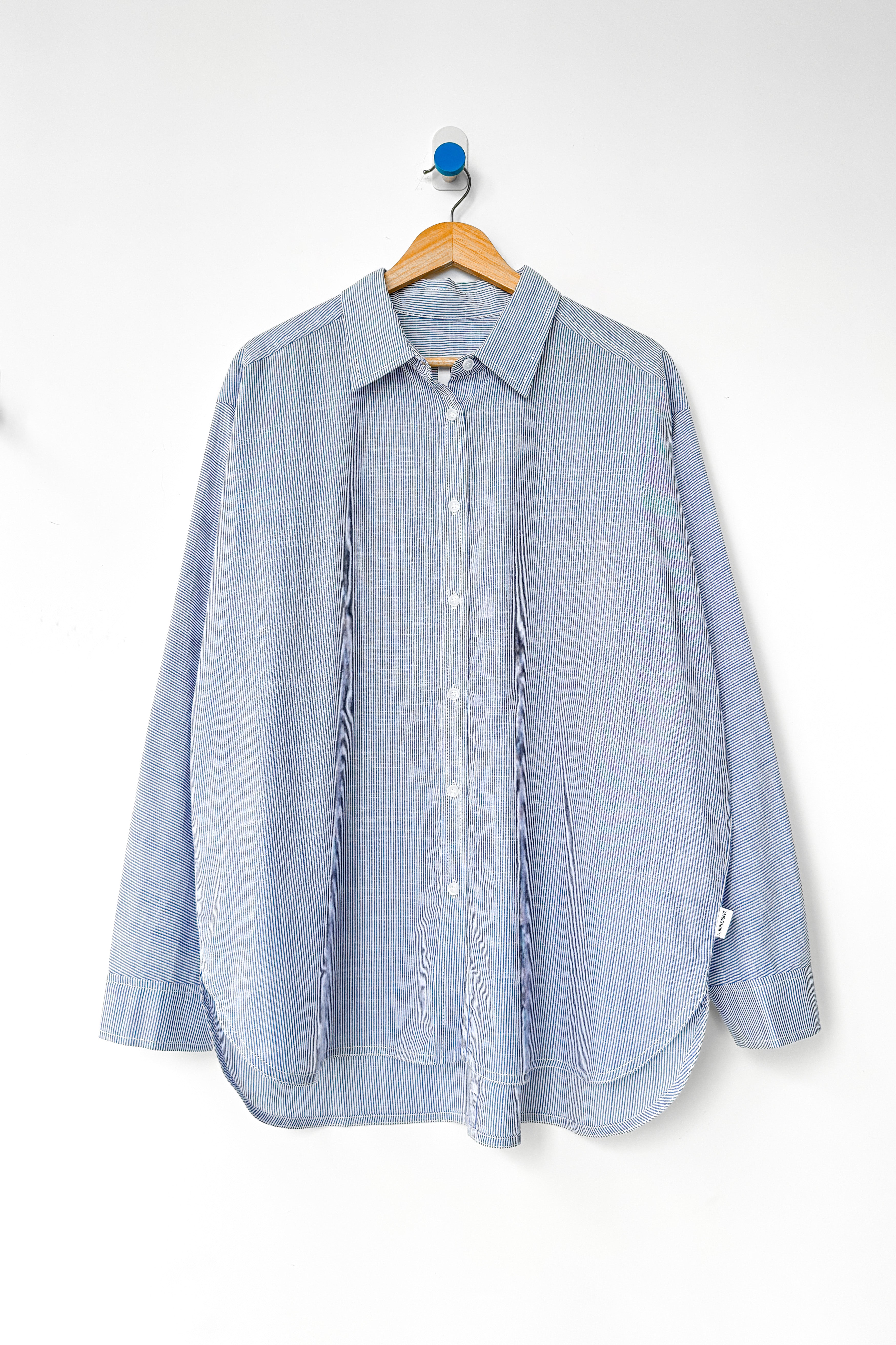 Light Weight Owen Shirt - Blue Pinstripe