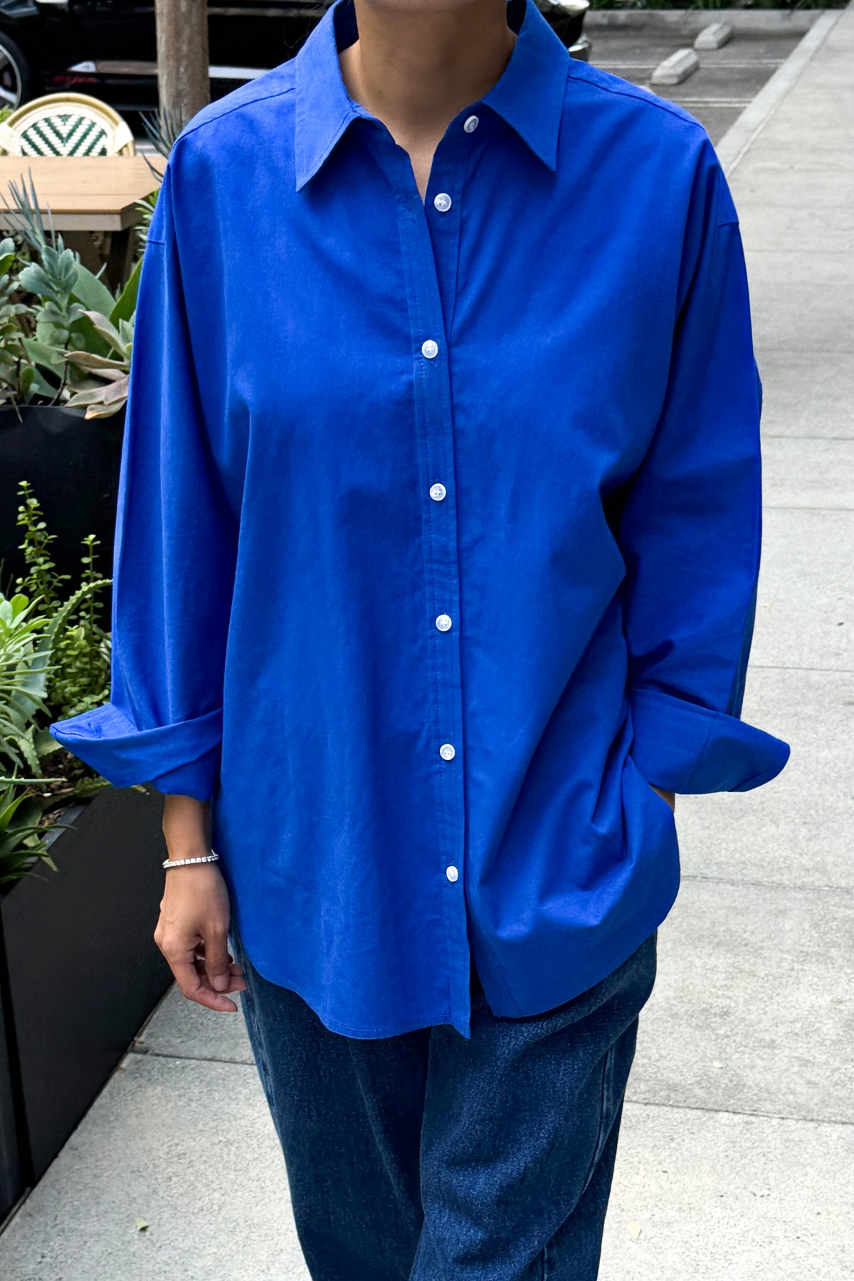 Light Weight Owen Shirt - Cobalt