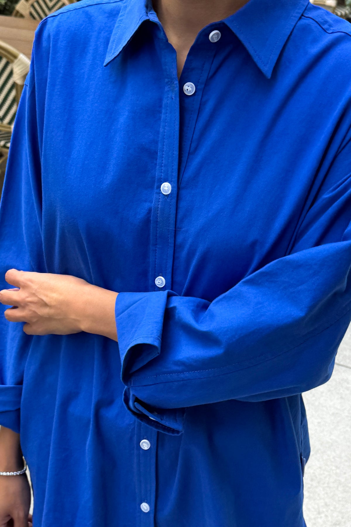 Light Weight Owen Shirt - Cobalt