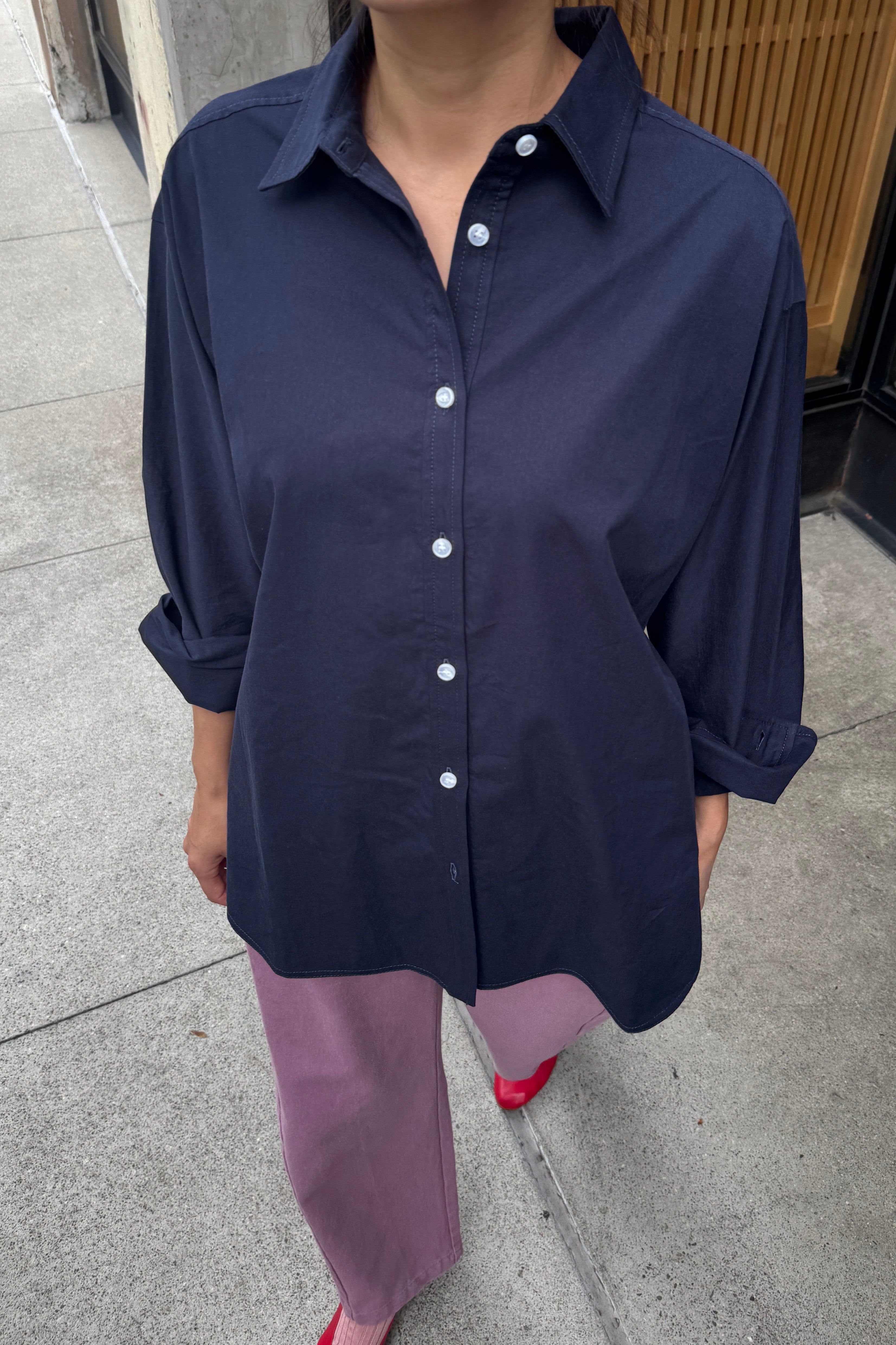 Light Weight Owen Shirt - Navy