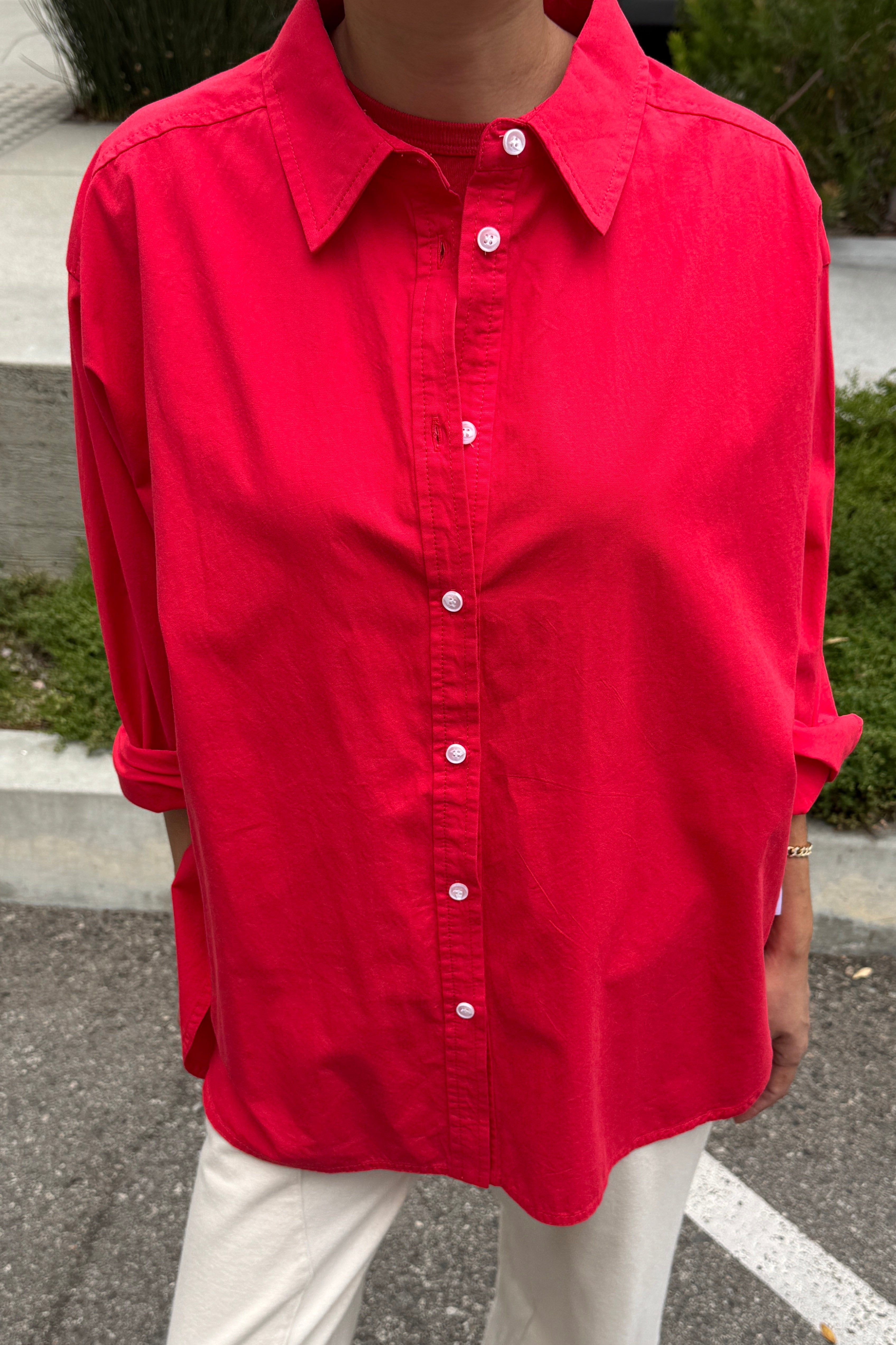 Light Weight Owen Shirt - Red