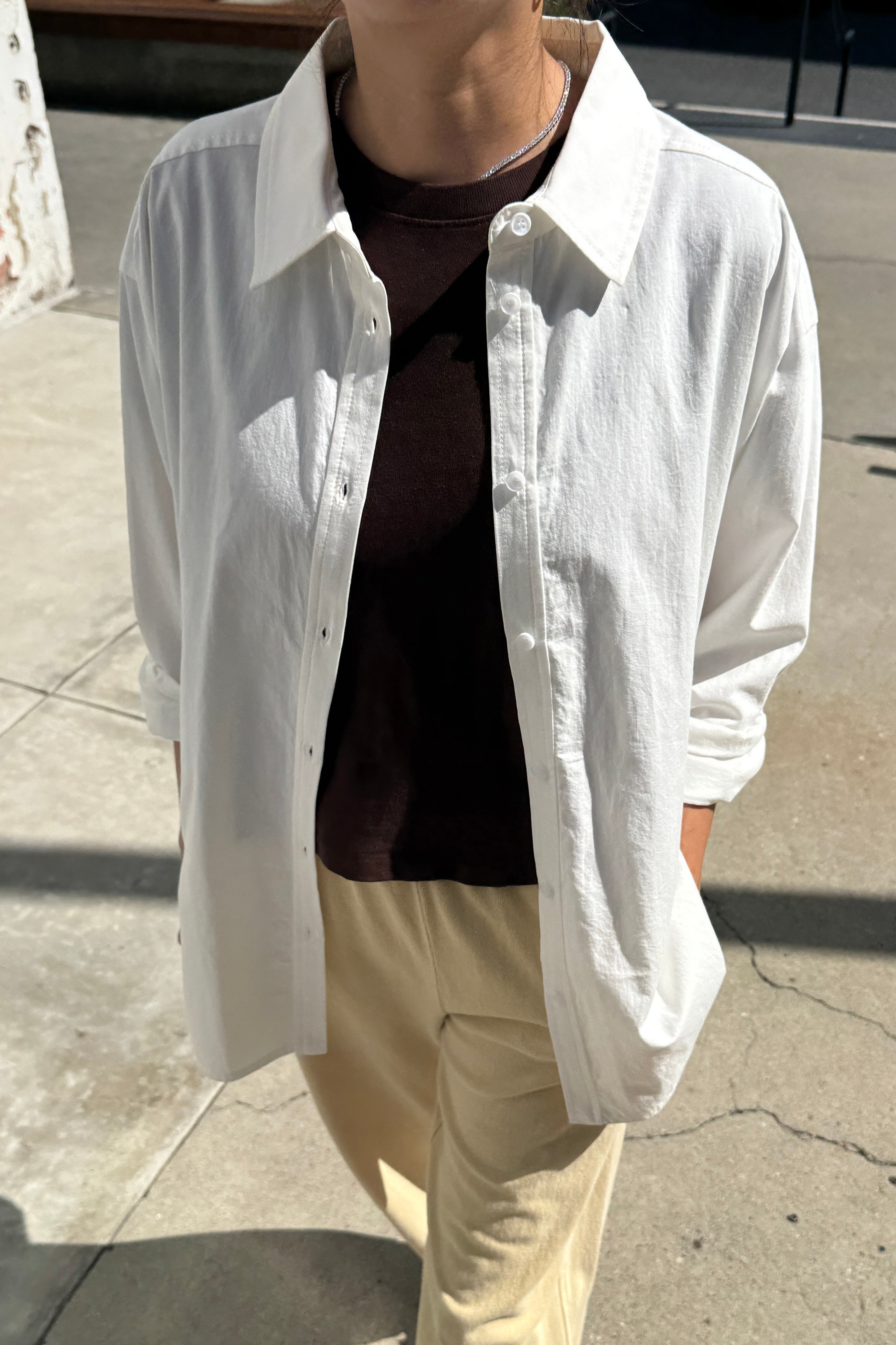 Light Weight Owen Shirt - White