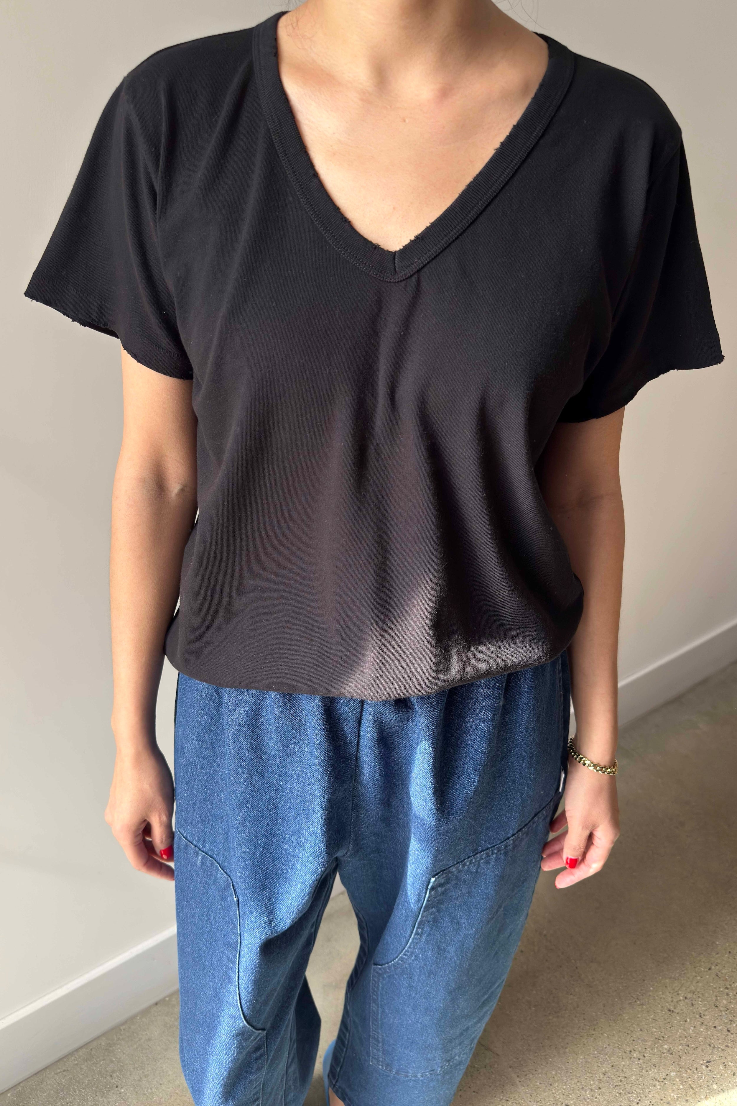 Vintage La Vie Tee (Organic Cotton) - True Black