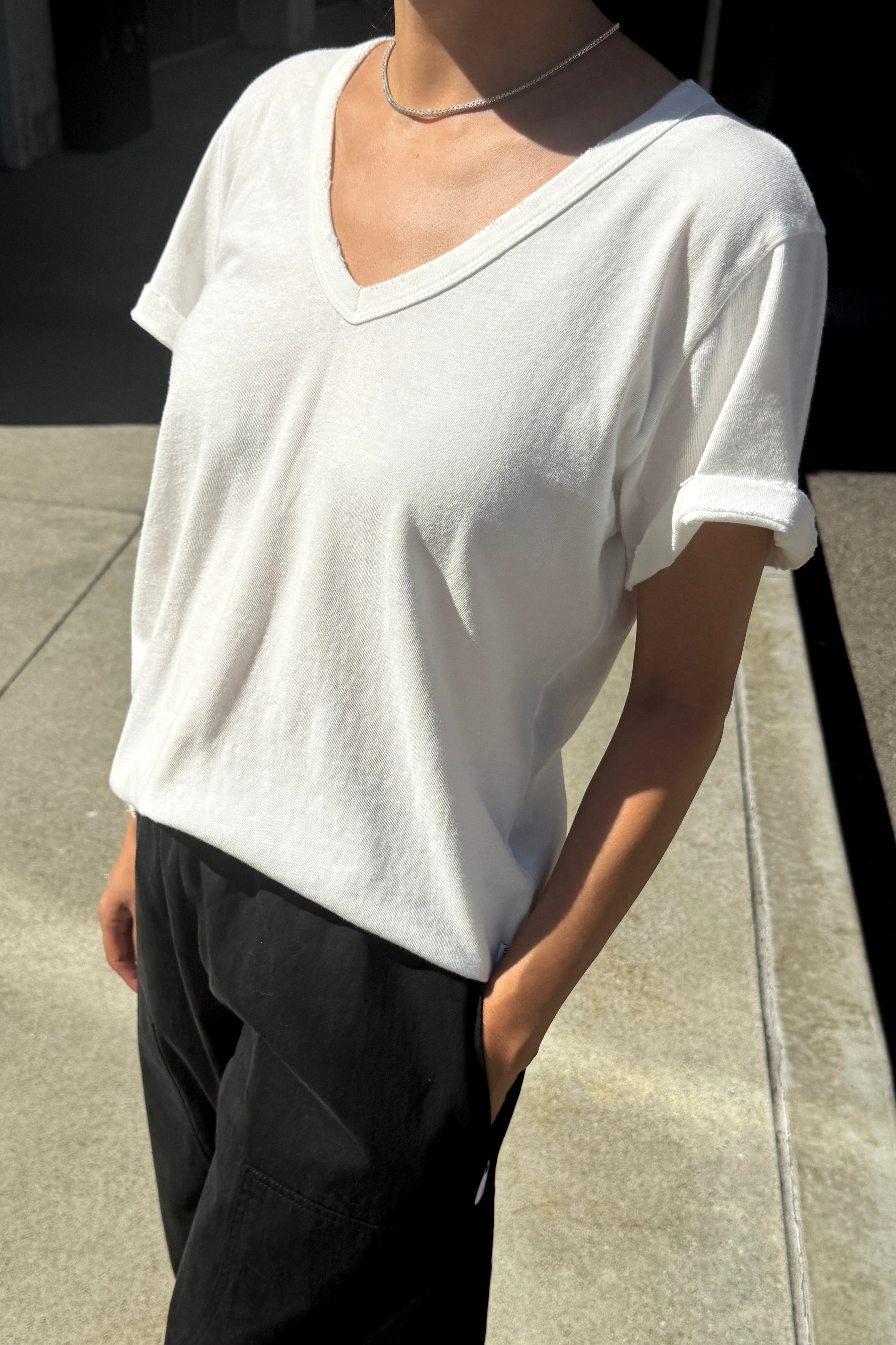 Camiseta Vintage La Vie Blanca - Hecha con Algodón Orgánico