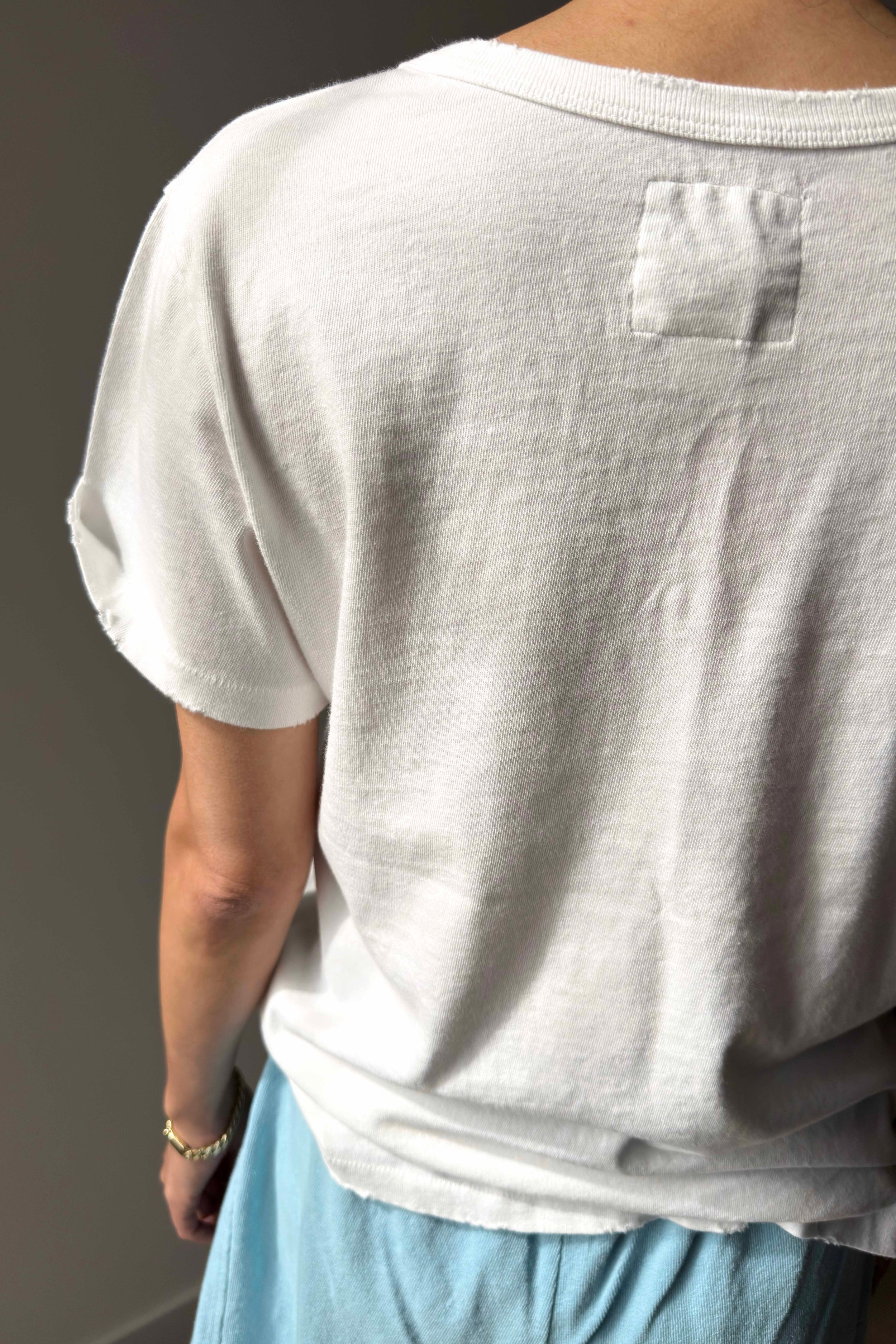 Camiseta Vintage La Vie Blanca - Hecha con Algodón Orgánico
