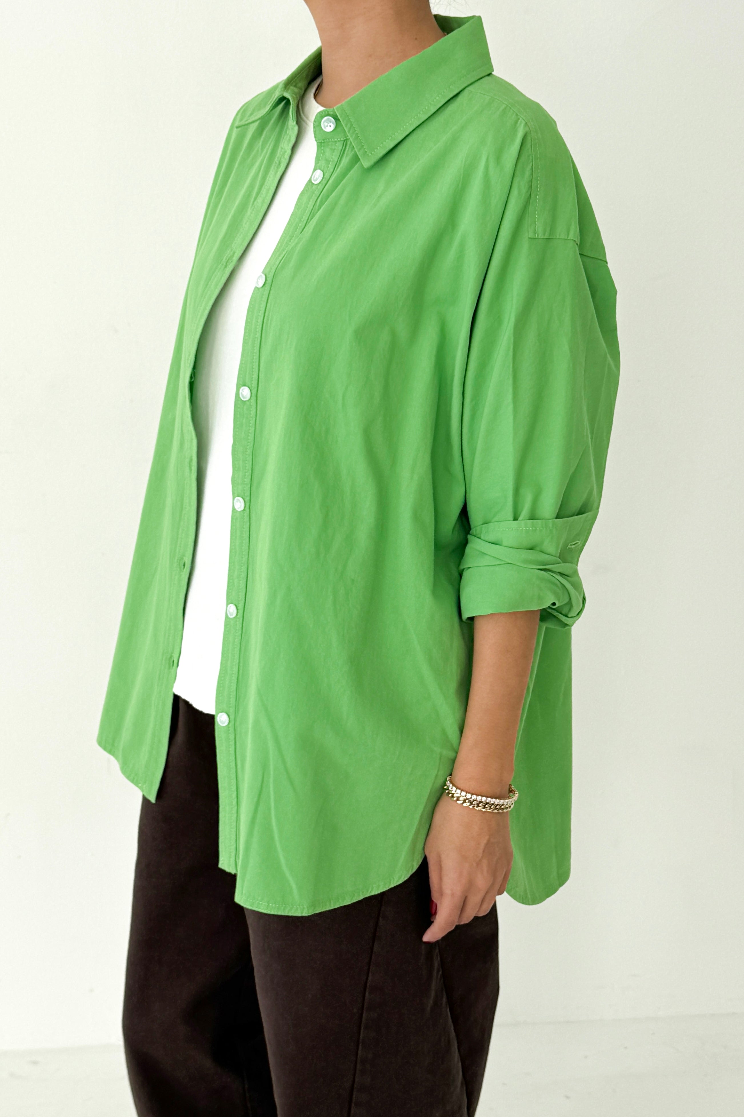 Light Weight Owen Shirt - Green Bud