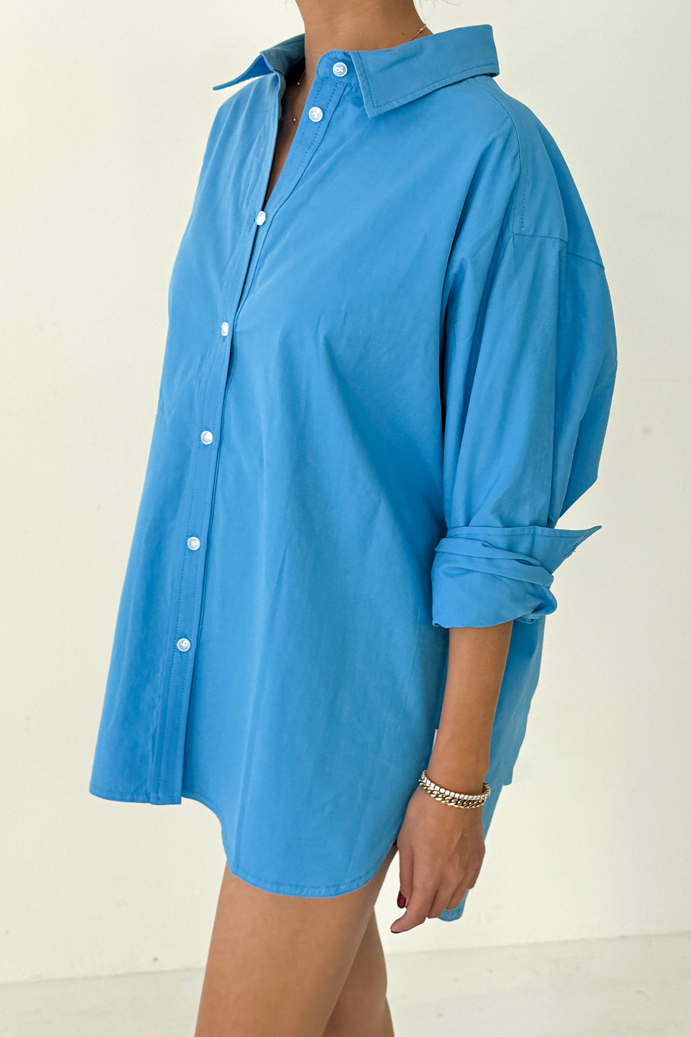 Light Weight Owen Shirt - Lake Blue