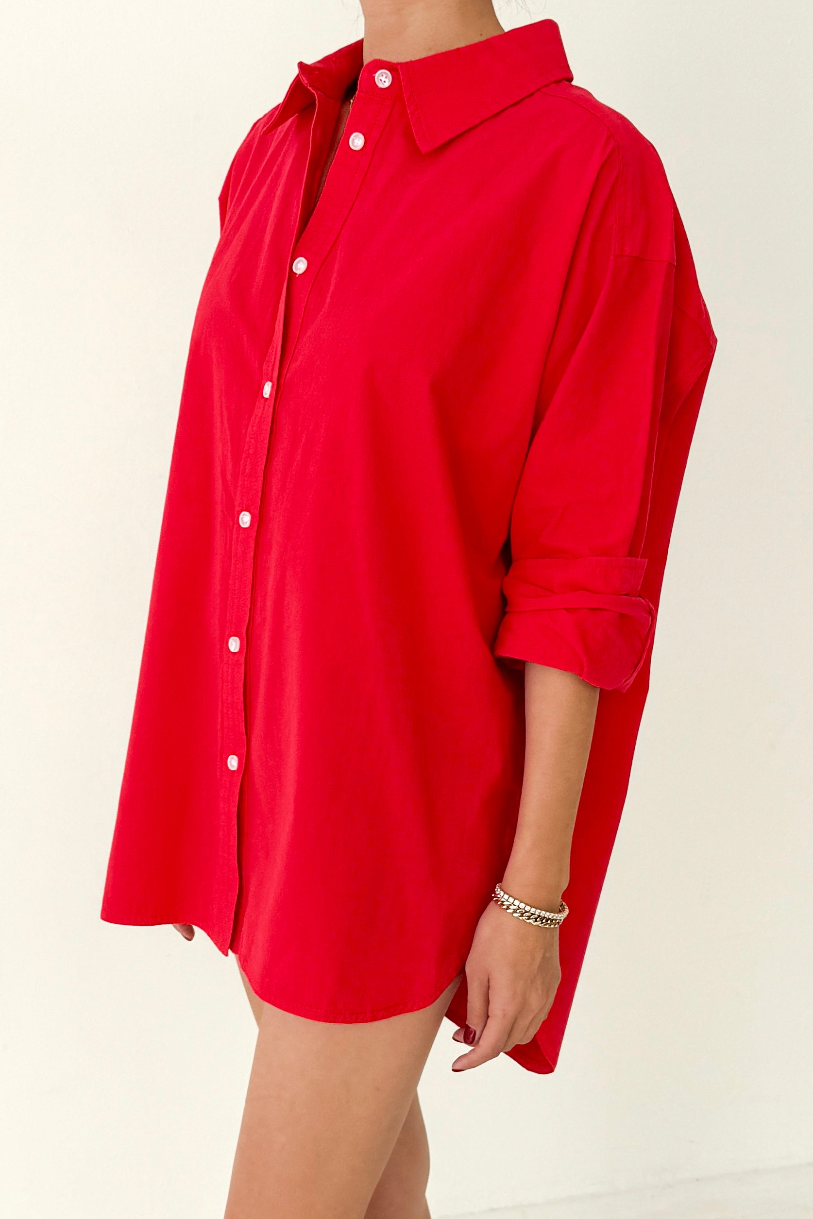 Light Weight Owen Shirt - Red