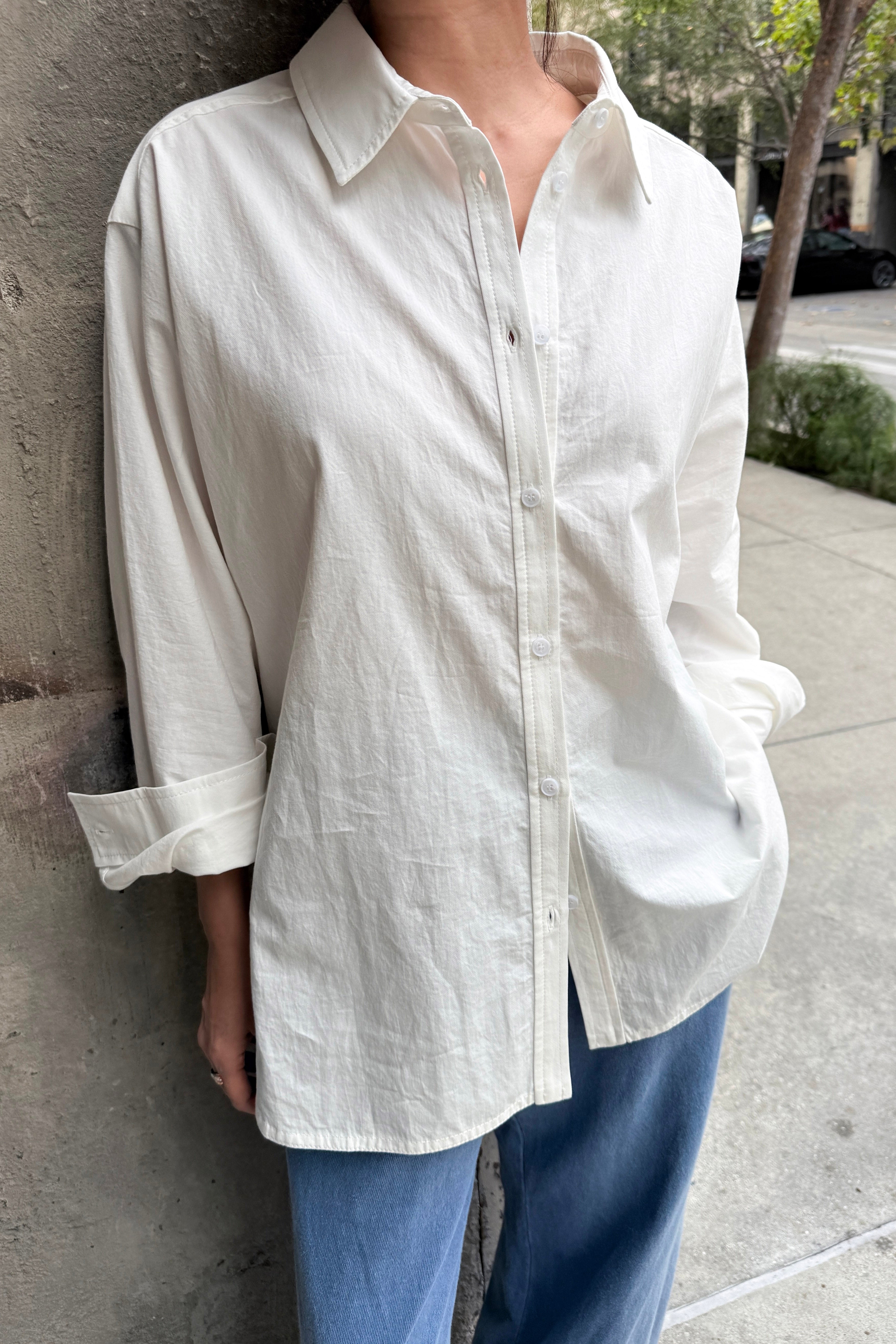 Light Weight Owen Shirt - White