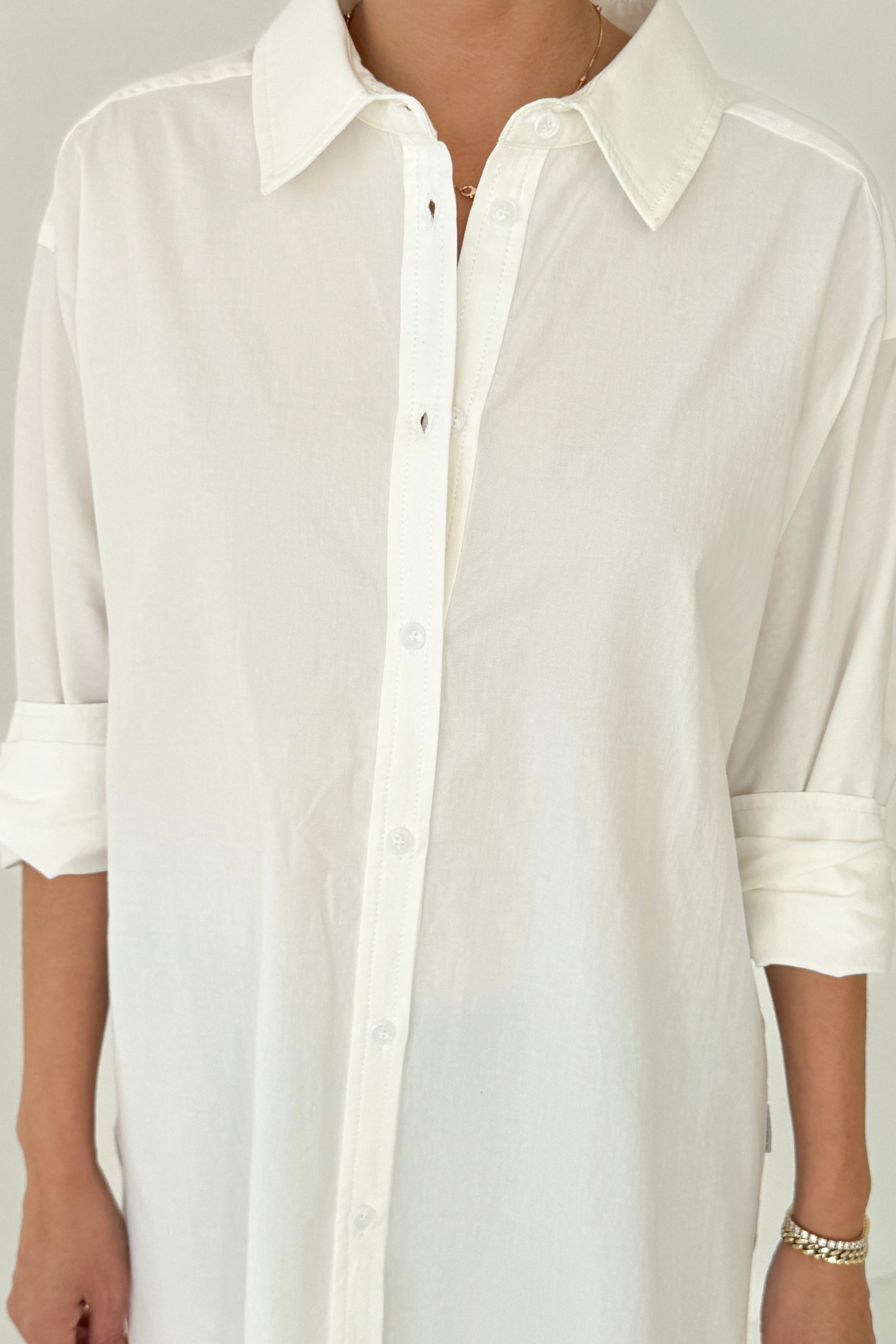 Light Weight Owen Shirt - White