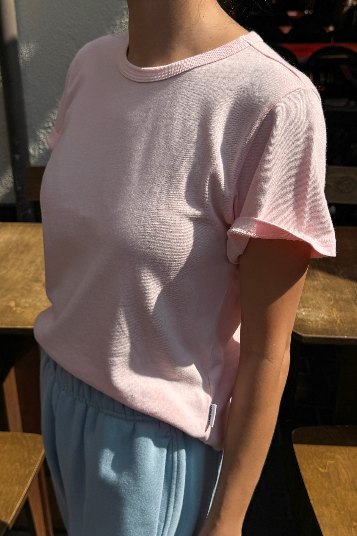 The Little Boy Tee - Baby Pink