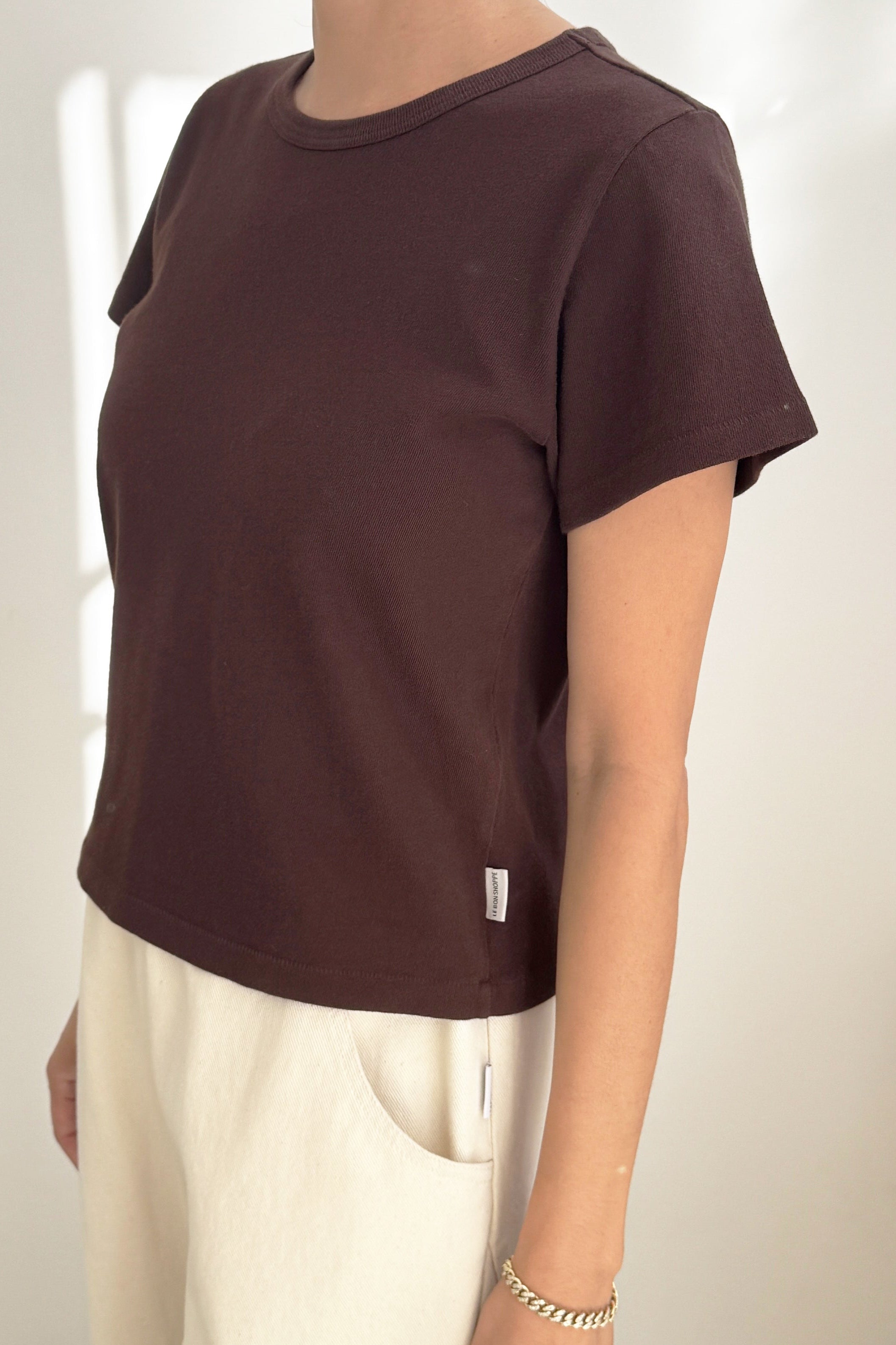 The Little Boy Tee - Dark Cacao