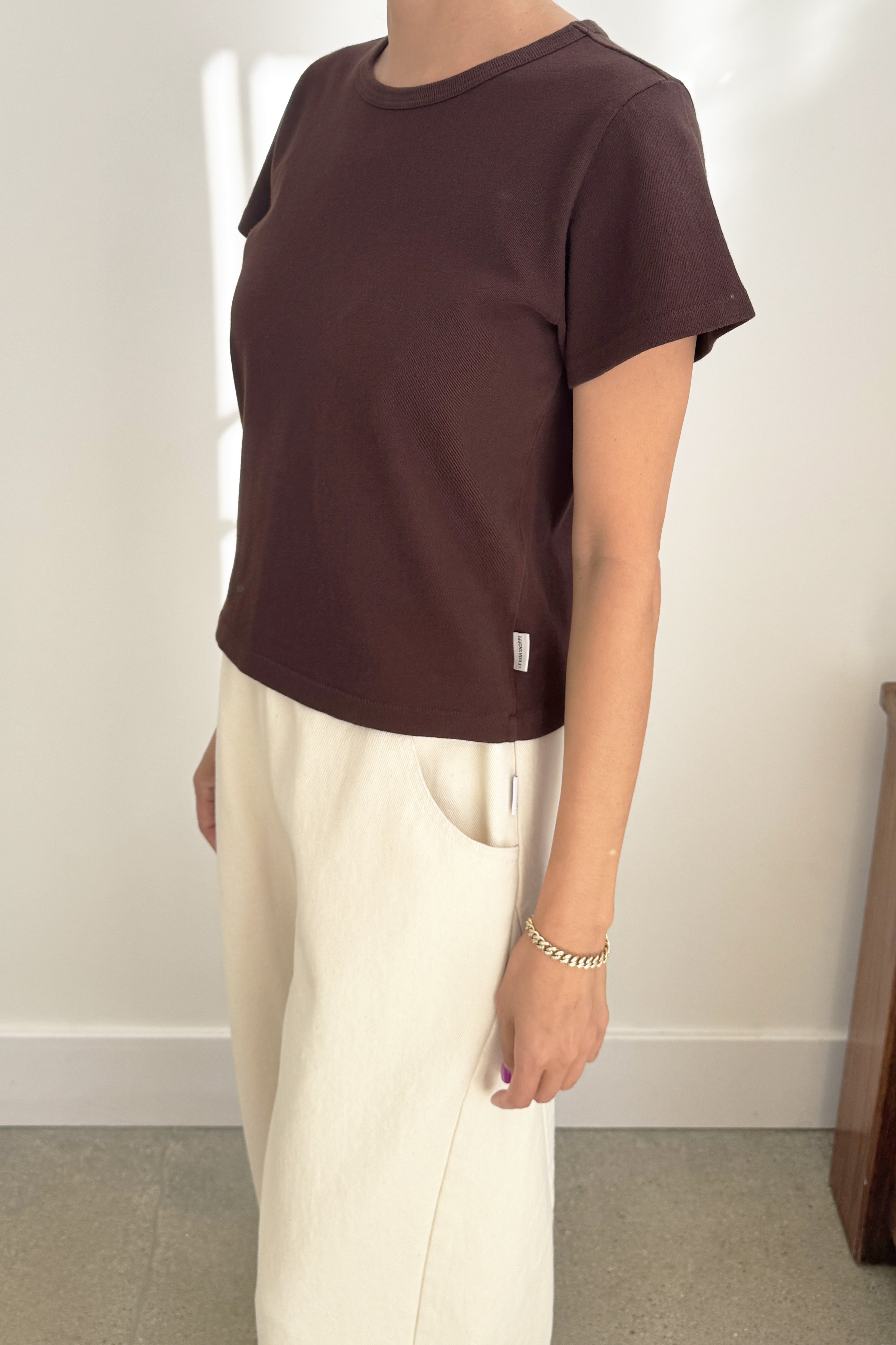 The Little Boy Tee - Dark Cacao