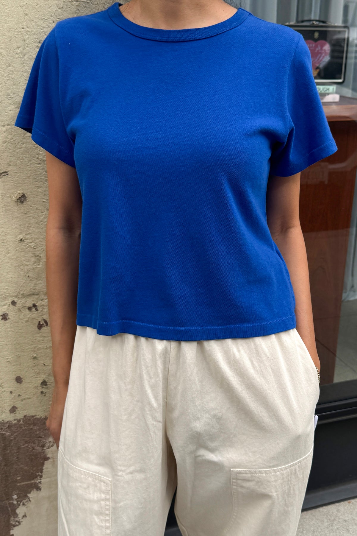 The Little Boy Tee - Cobalt