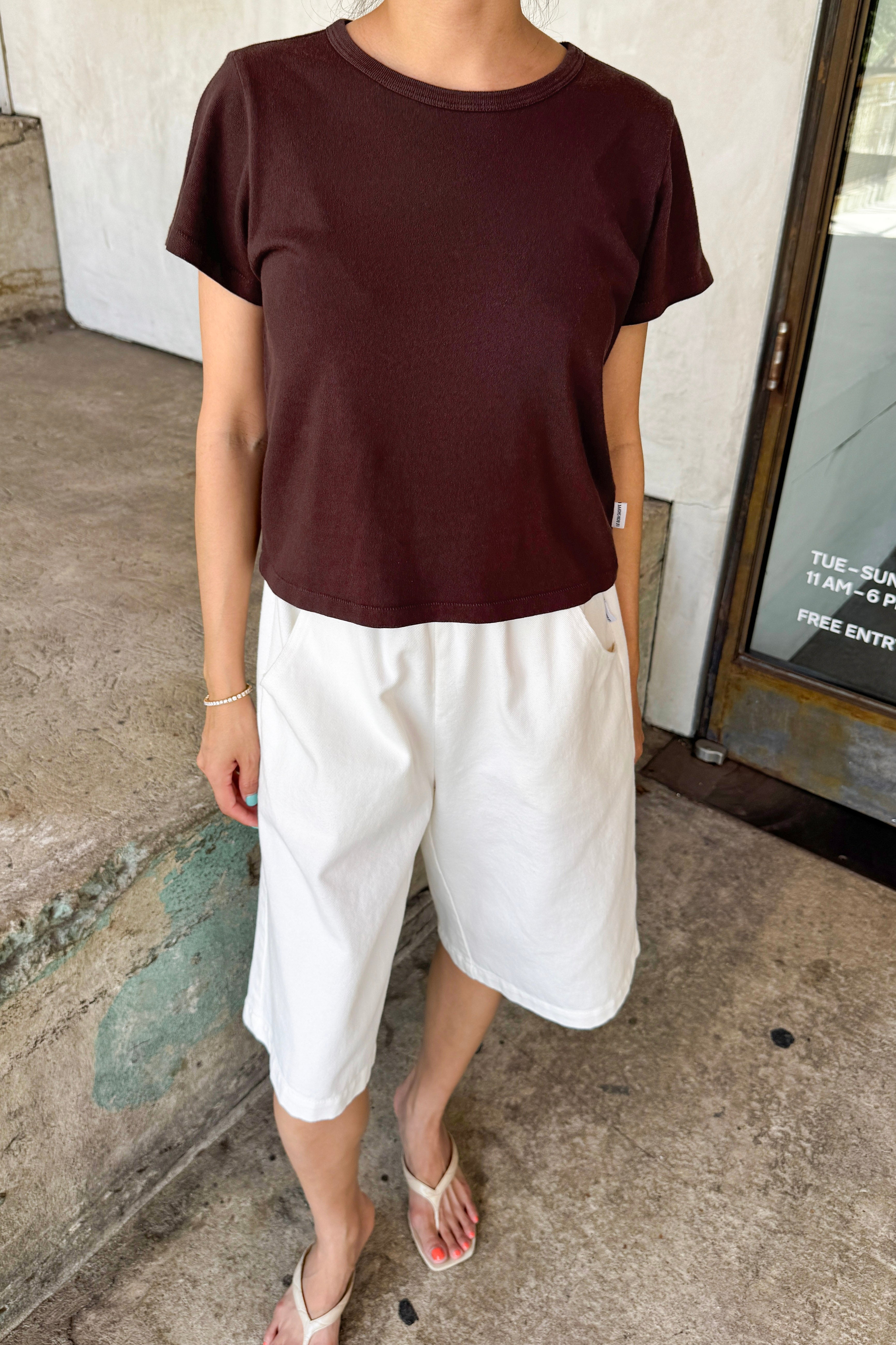 The Little Boy Tee - Dark Cacao