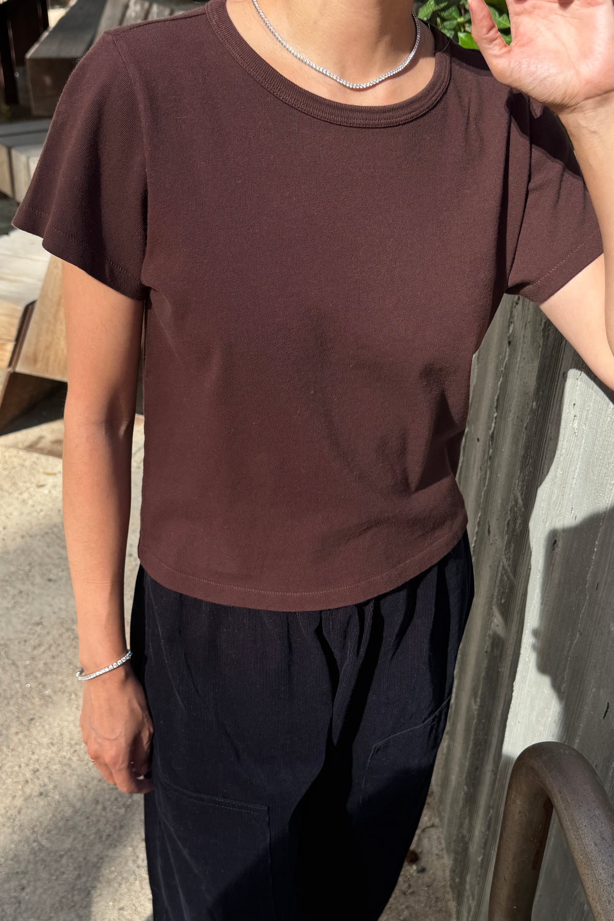 The Little Boy Tee - Dark Cacao